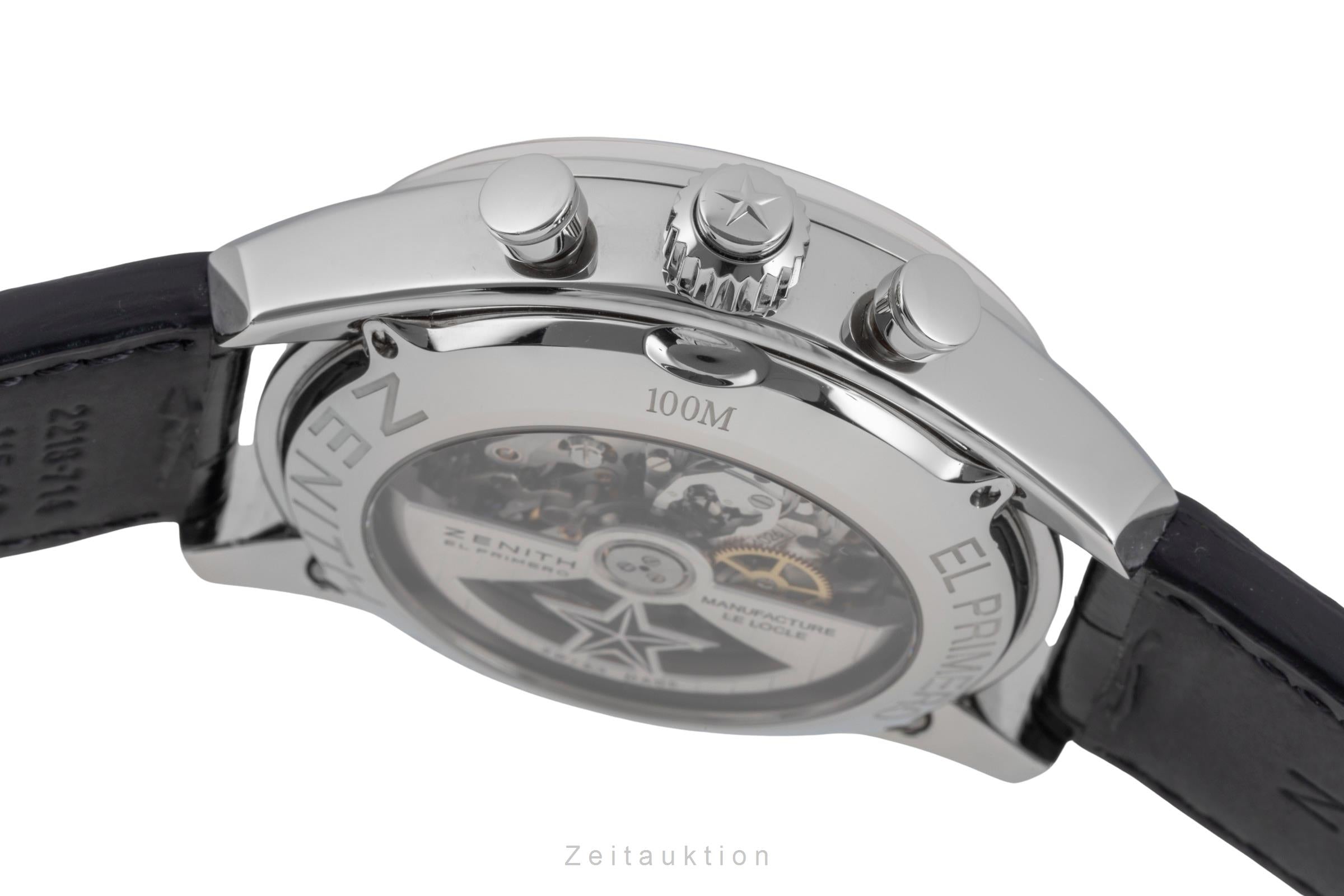 Zenith El Primero Rattrapante Chronograph Stahl Ref 03.2050.4026/91.C714 Papiere [2506681]