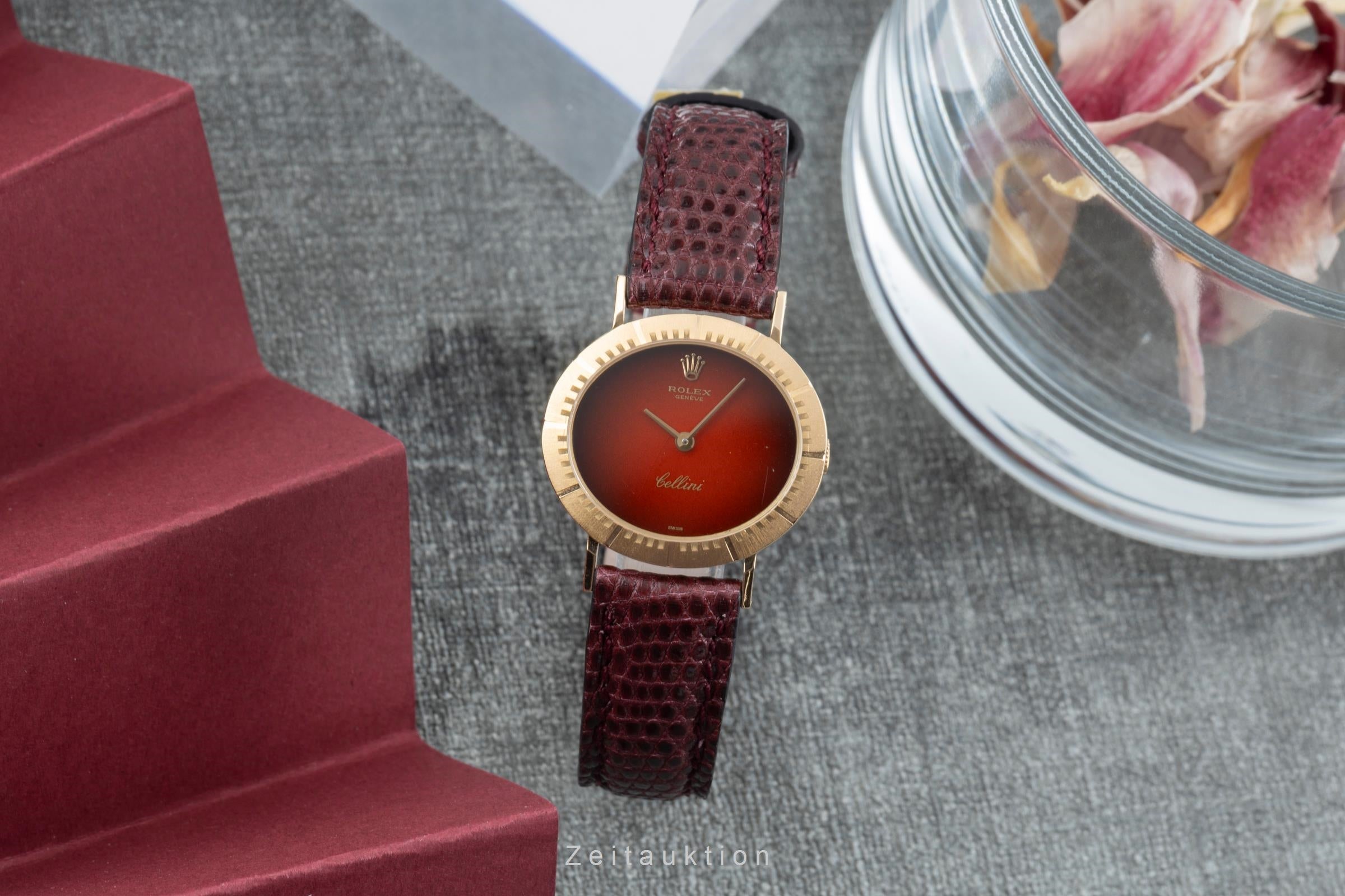 Rolex Cellini 18 ct gold manual winding women's watch 4081 Vintage  [2506684]