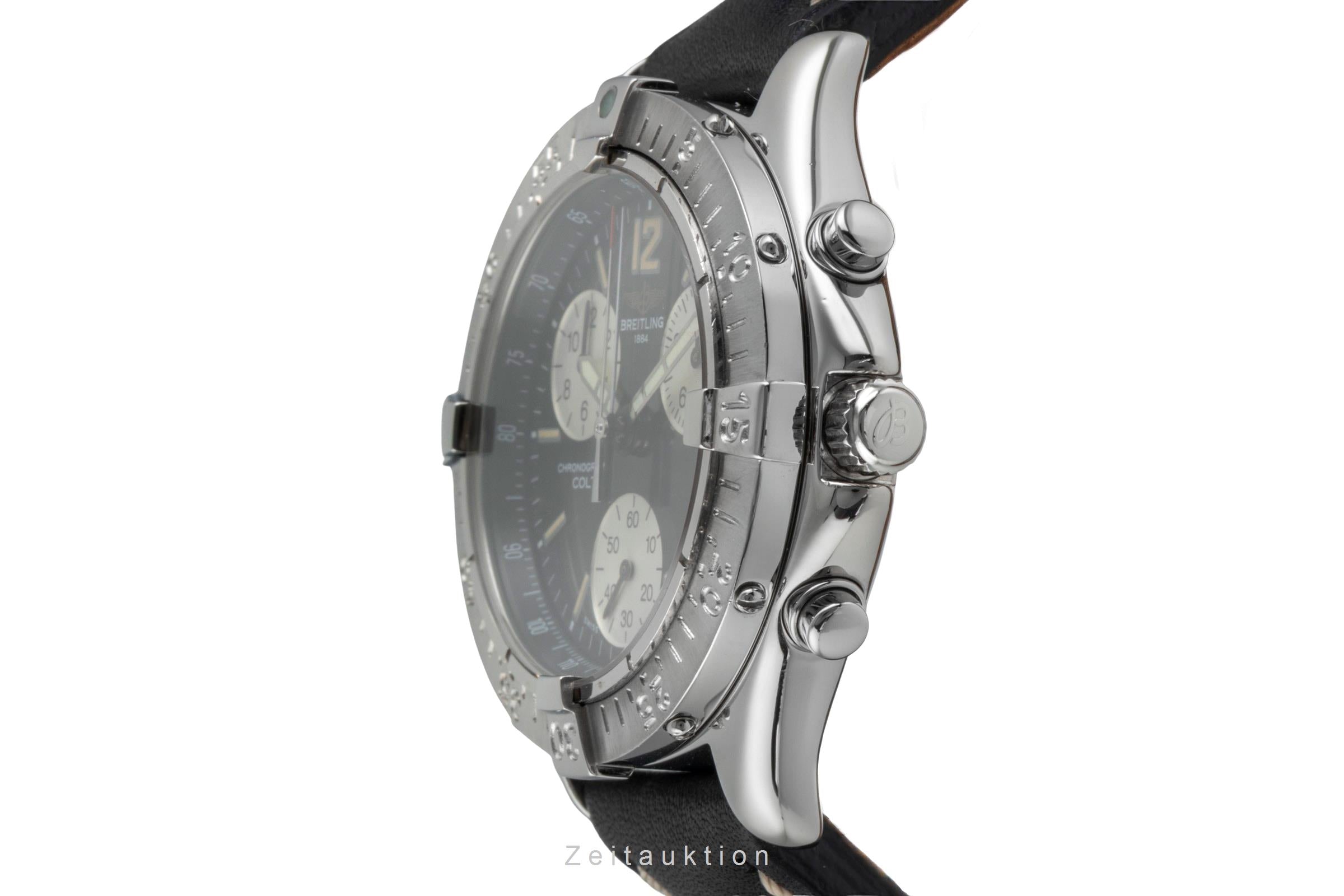 Breitling Colt Chronograph Black Dial Edelstahl Herrenuhr Ref. A53035 Klassiker [2506686]