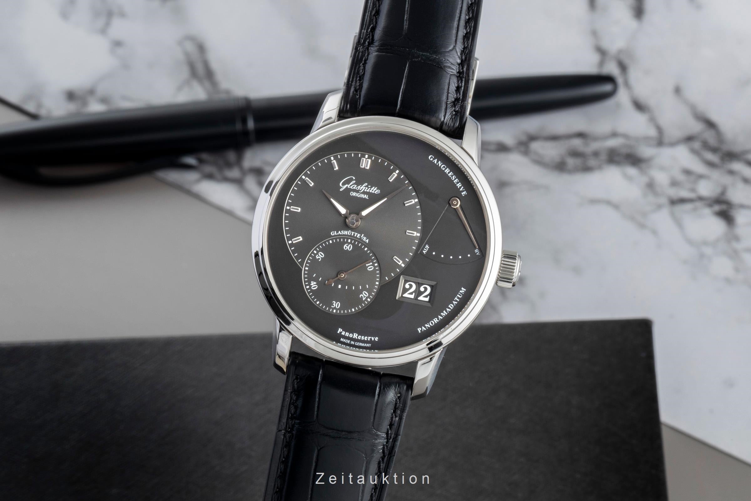 Glashütte Original PanoReserve Handaufzug Ref. 1-65-01-23-12-04 VP: 11800 € [2506687]