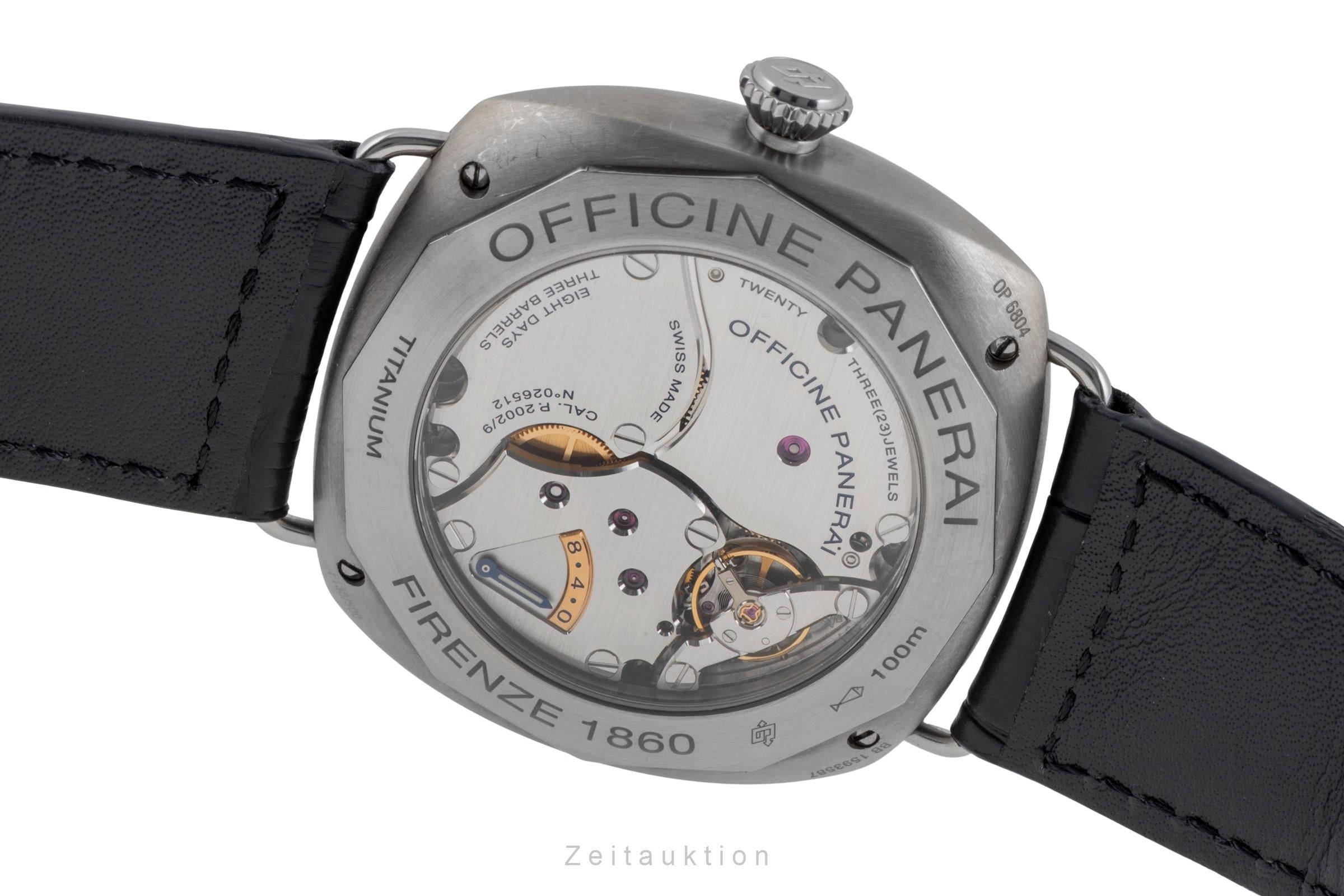 Panerai Radiomir titane  à remontage manuel montre pour hommes PAM00346 LP: 9900EUR Limited  [2506691]