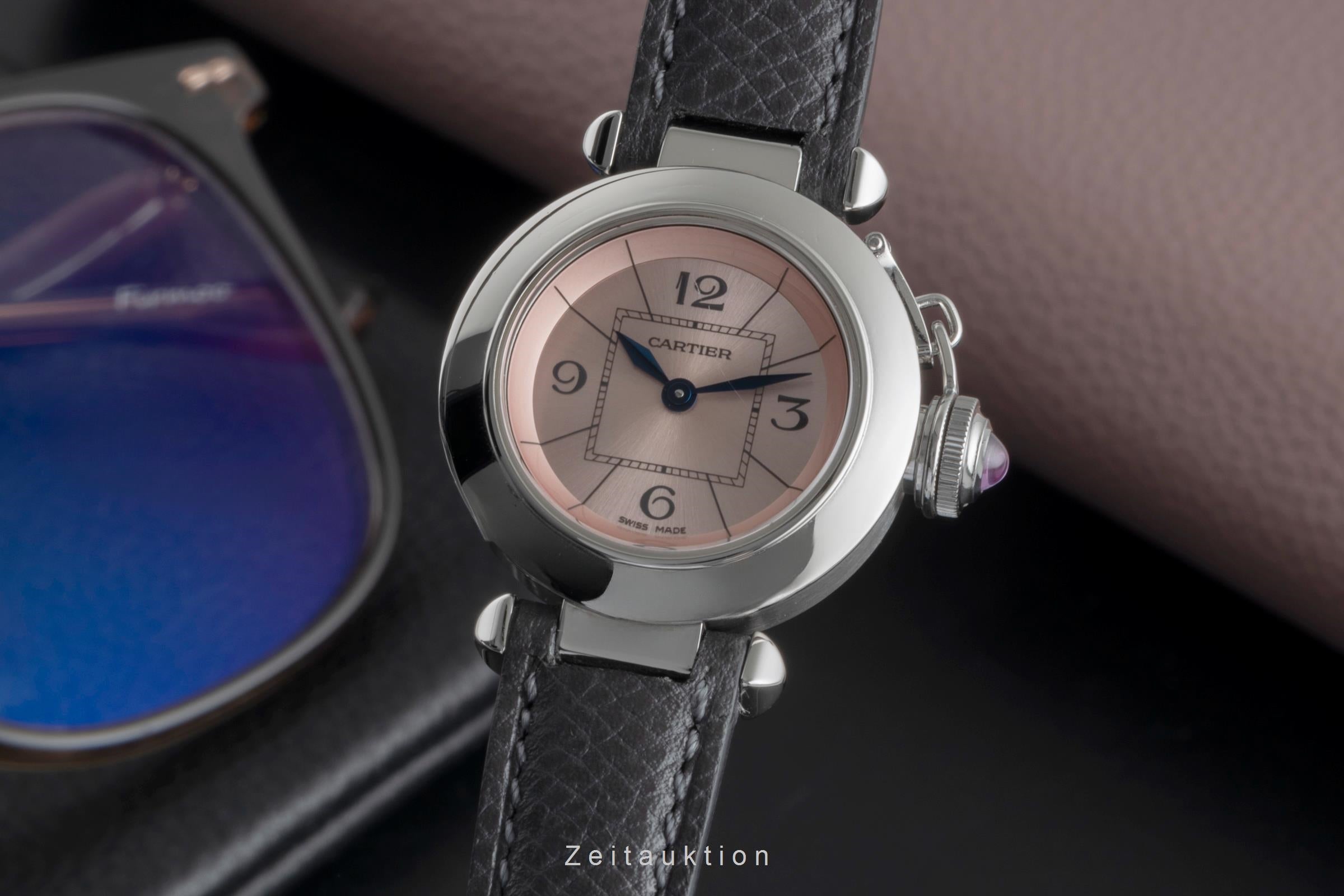 Cartier Lady Miss Pasha Edelstahl Quarz Ref. W3140026 Box & Papiere 2012 [2506696]