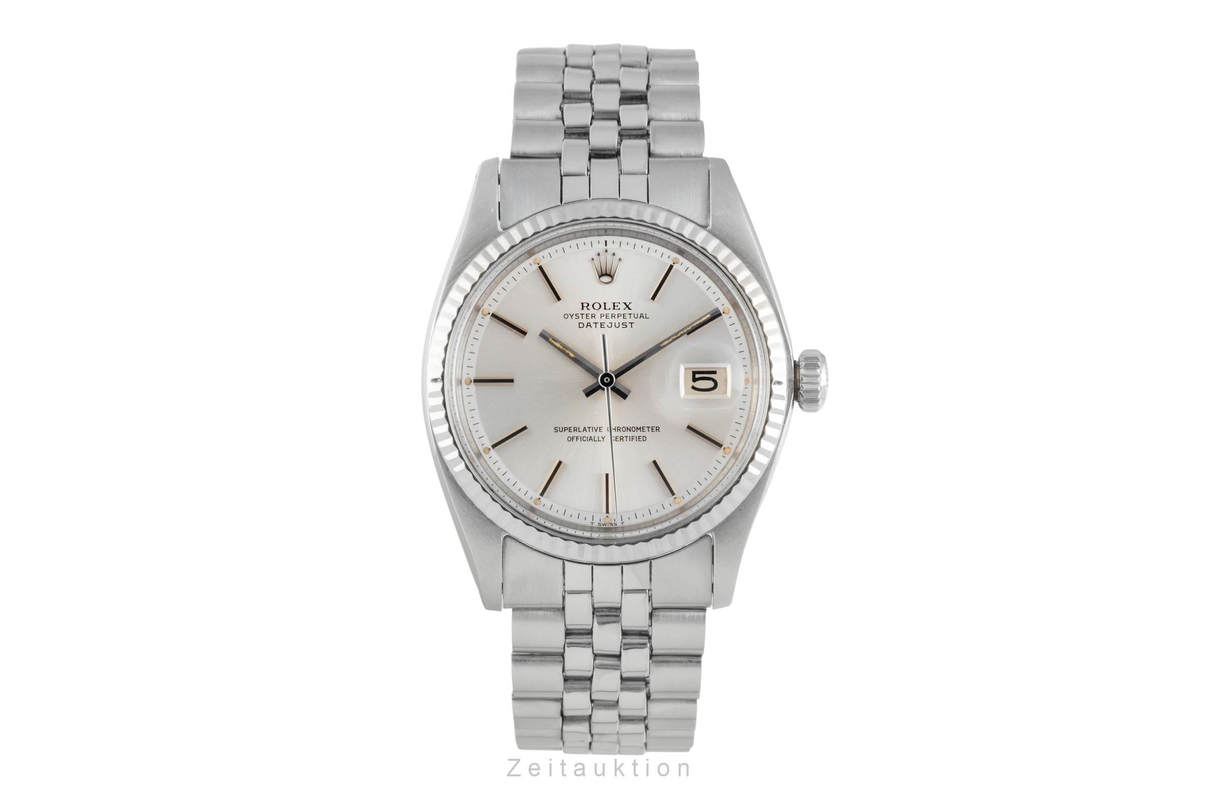 Rolex Datejust steel / white gold automatic men's watch 1601 Vintage  [2506697]