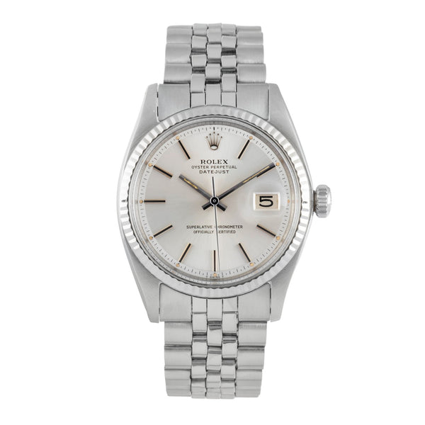 Rolex Datejust steel / white gold automatic men's watch 1601 Vintage  [2506697]