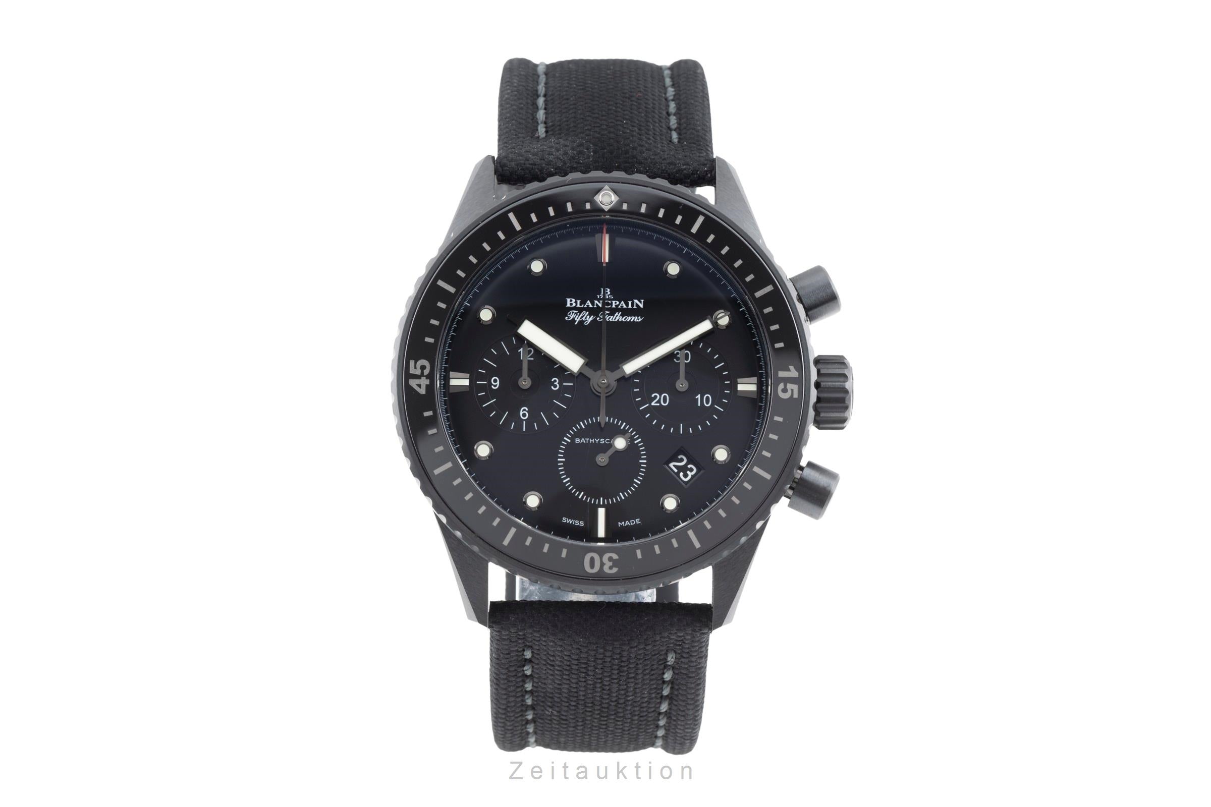 Blancpain Fifty Fathoms chronographe céramique automatique montre pour hommes 5200-0130-B52A	 LP: 19750EUR  [2506698]