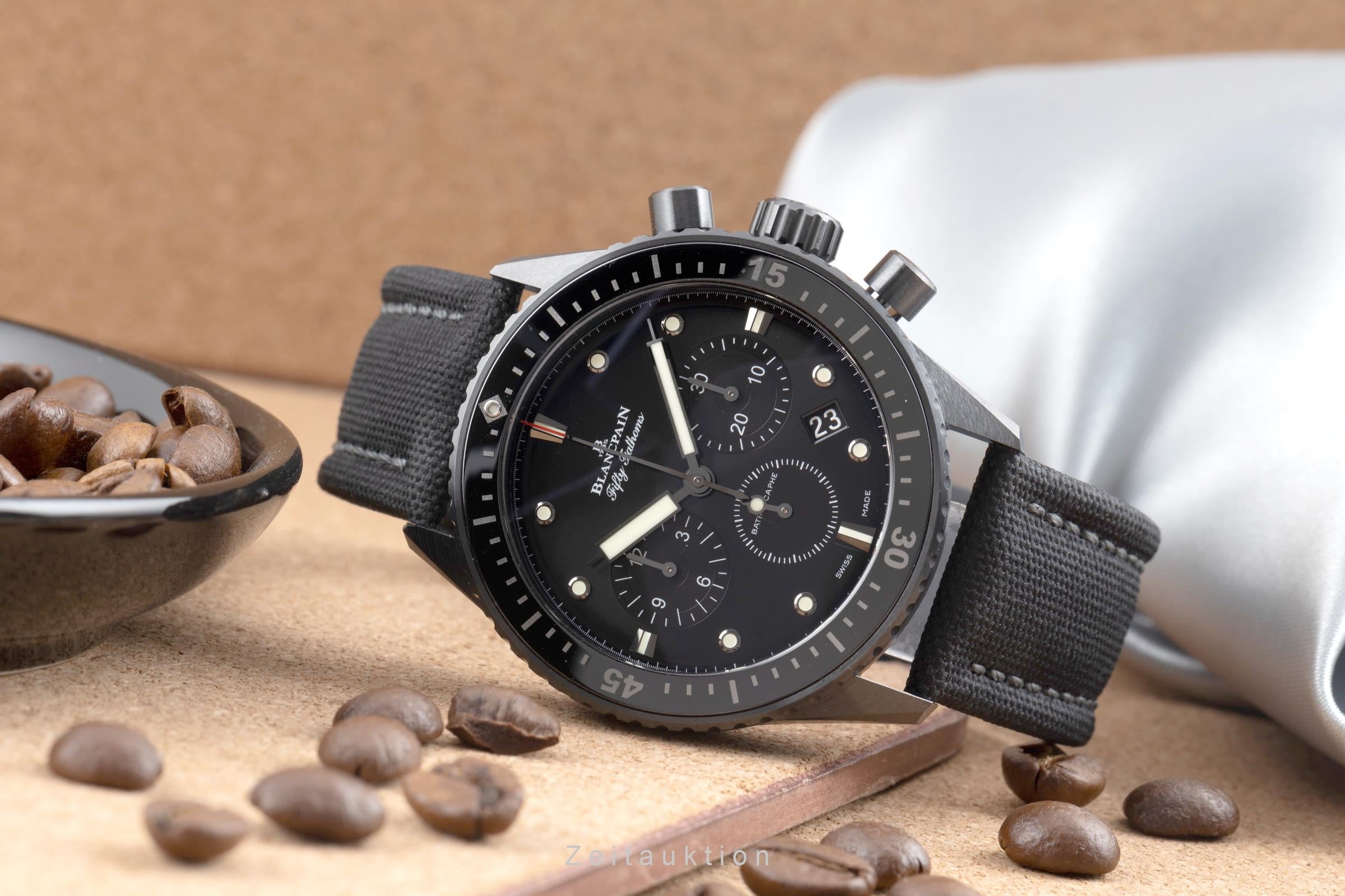 Blancpain Fifty Fathoms chronographe céramique automatique montre pour hommes 5200-0130-B52A	 LP: 19750EUR  [2506698]