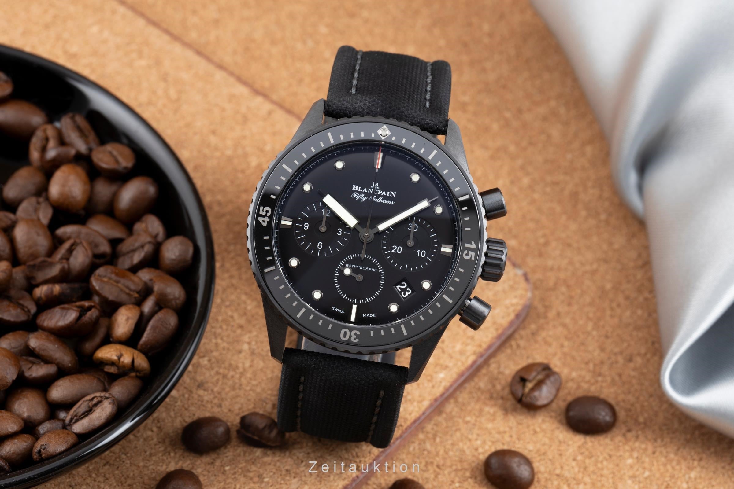 Blancpain Fifty Fathoms chronographe céramique automatique montre pour hommes 5200-0130-B52A	 LP: 19750EUR  [2506698]