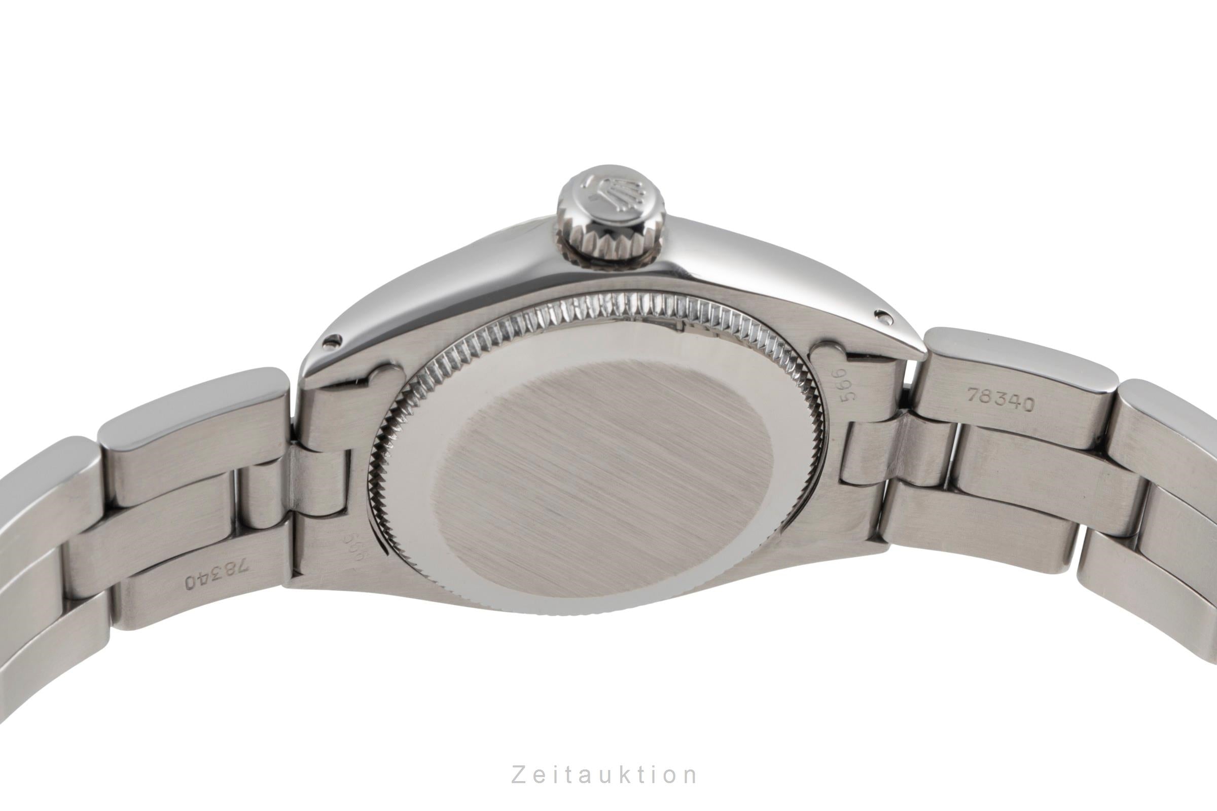 Rolex Oyster Perpetual steel / white gold automatic women's watch 6719 Vintage  [2506700]