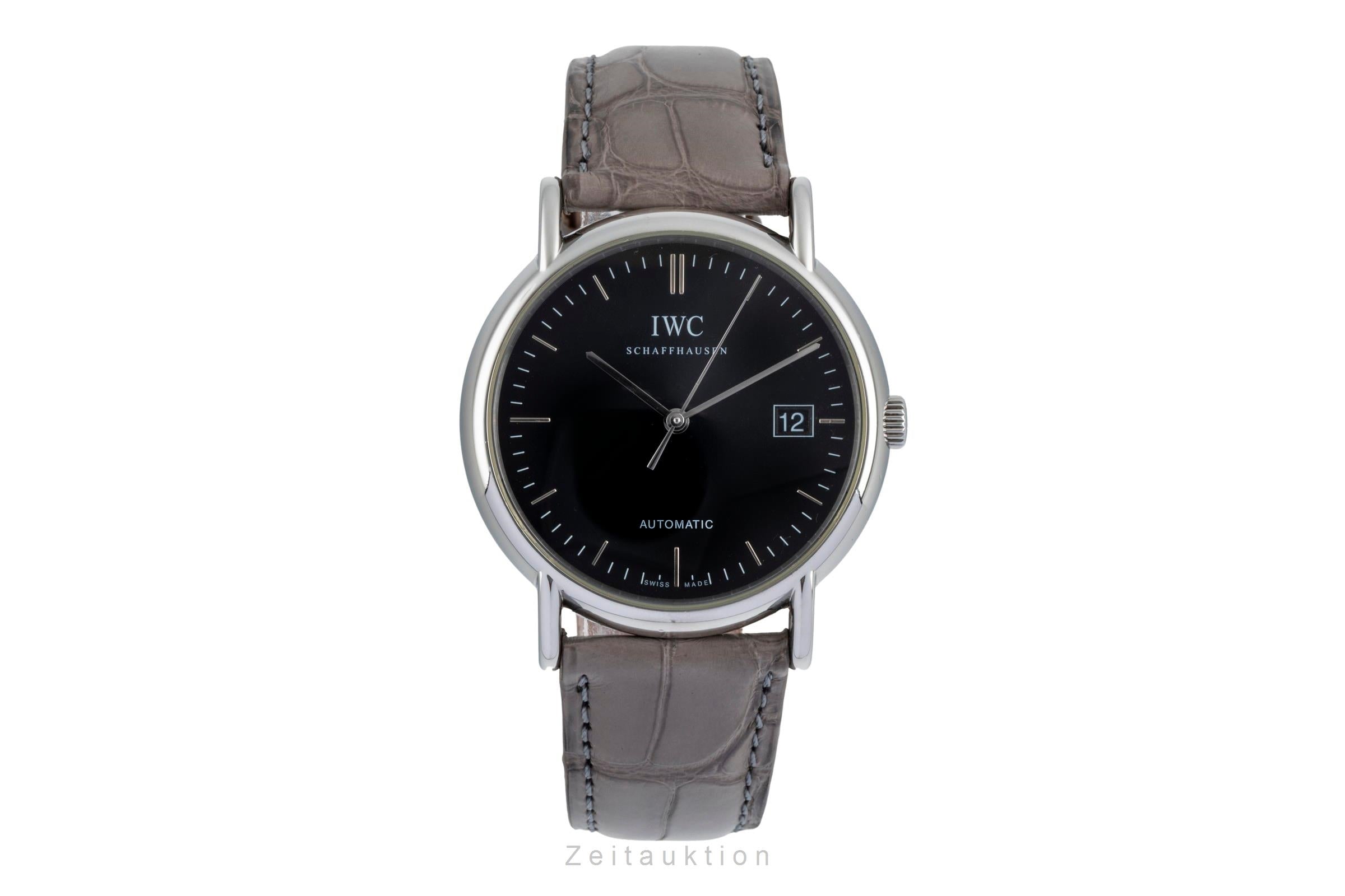 IWC Schaffhausen Portofino Automatik Datum Edelstahl Herrenuhr Ref. IW353304  [2506701]