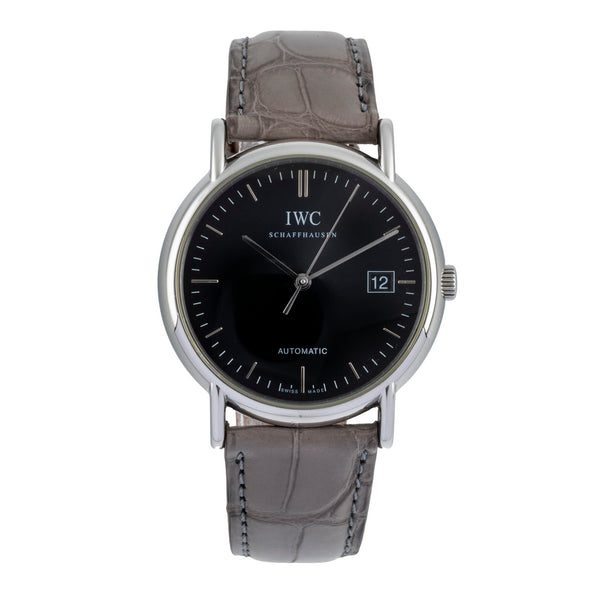 IWC Schaffhausen Portofino Automatik Datum Edelstahl Herrenuhr Ref. IW353304  [2506701]