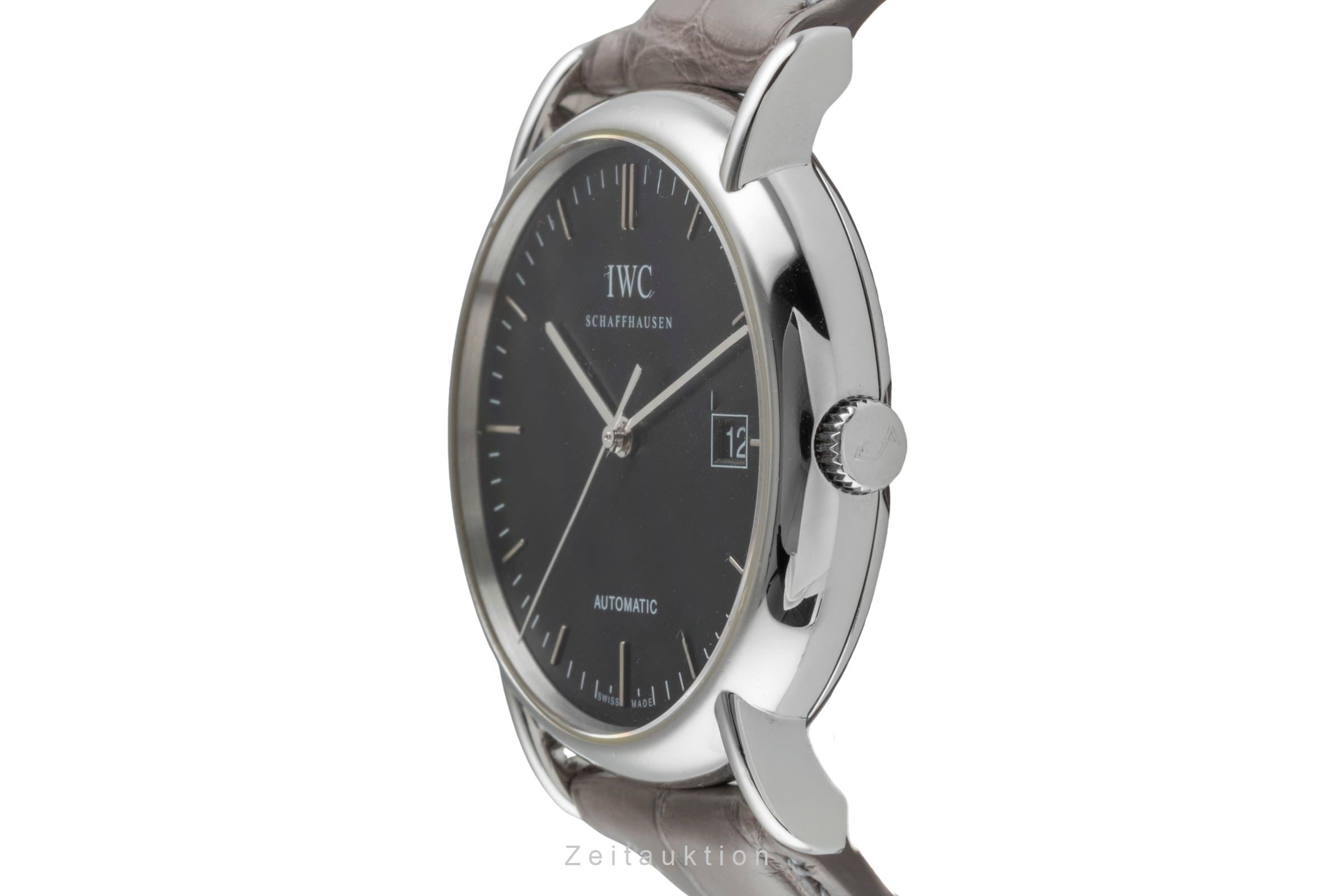 IWC Schaffhausen Portofino Automatik Datum Edelstahl Herrenuhr Ref. IW353304  [2506701]