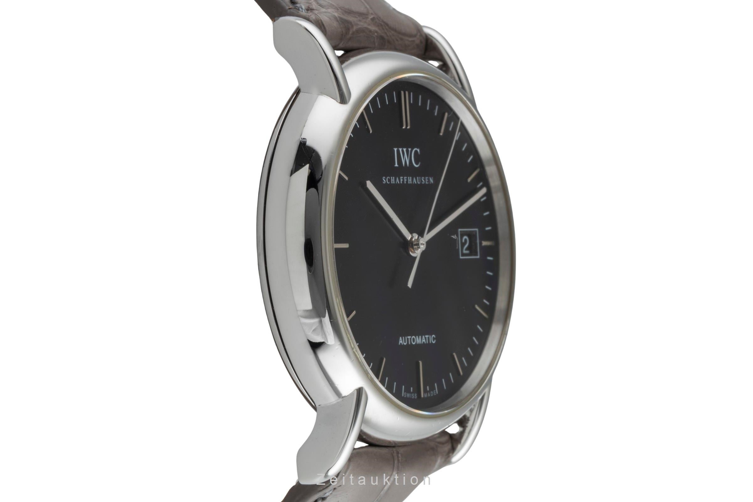 IWC Schaffhausen Portofino Automatik Datum Edelstahl Herrenuhr Ref. IW353304  [2506701]