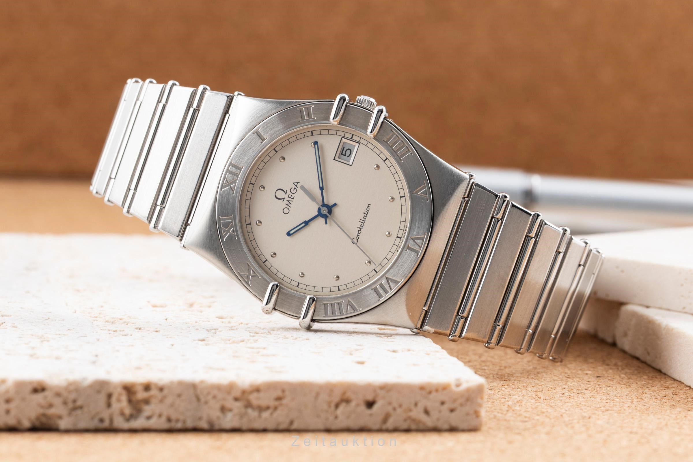Omega Constellation acero cuarzo reloj para caballeros 396.1076  [2506704]