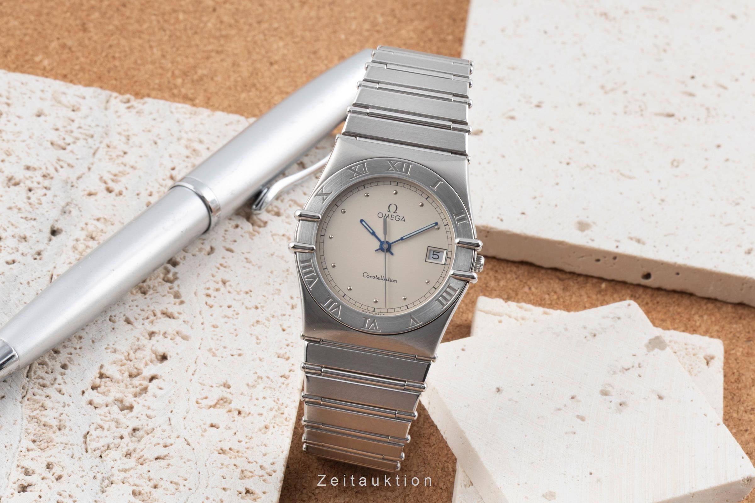 Omega Constellation acero cuarzo reloj para caballeros 396.1076  [2506704]