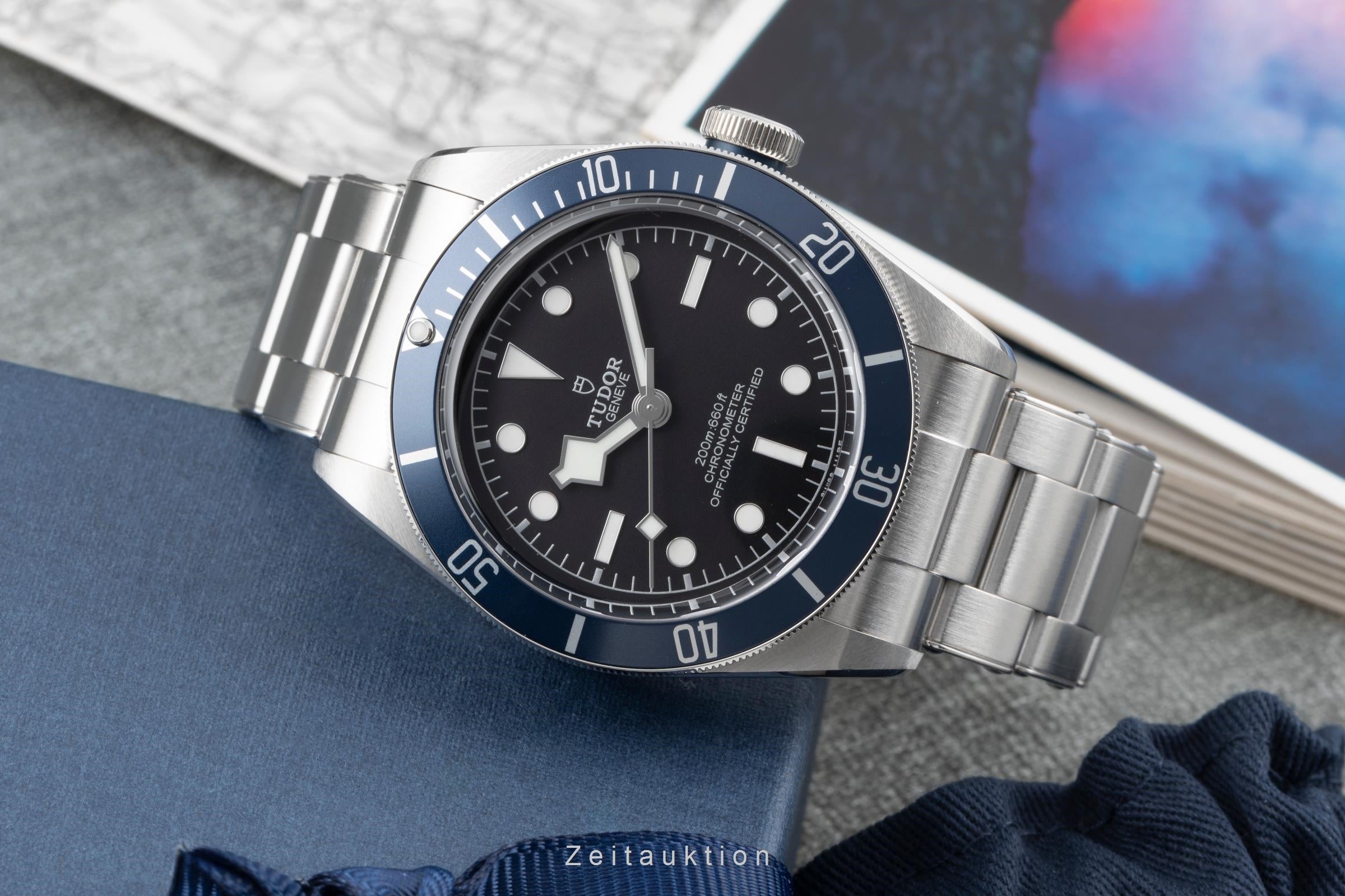 Tudor Black Bay Heritage 41 Edelstahl Automatik Herrenuhr Ref. 79230 Box [2506705]