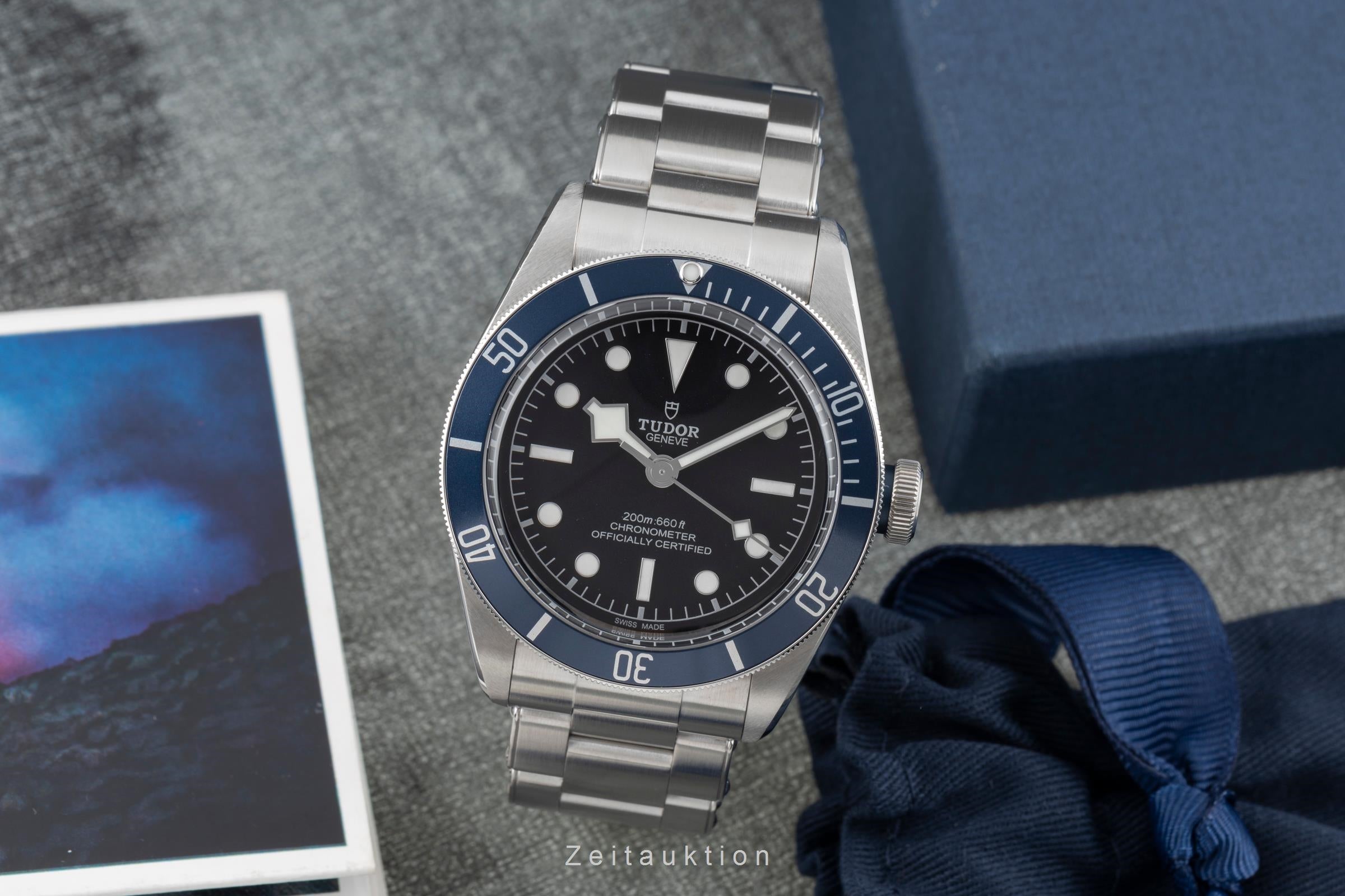 Tudor Black Bay Heritage 41 Edelstahl Automatik Herrenuhr Ref. 79230 Box [2506705]