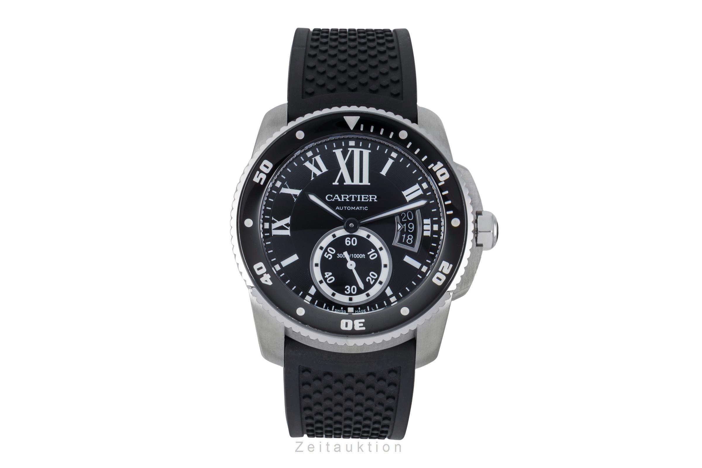 Cartier Calibre de Cartier acier automatique montre pour hommes W7100056  [2506708]