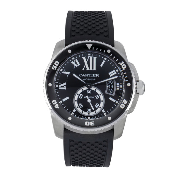 Cartier Calibre de Cartier acier automatique montre pour hommes W7100056  [2506708]