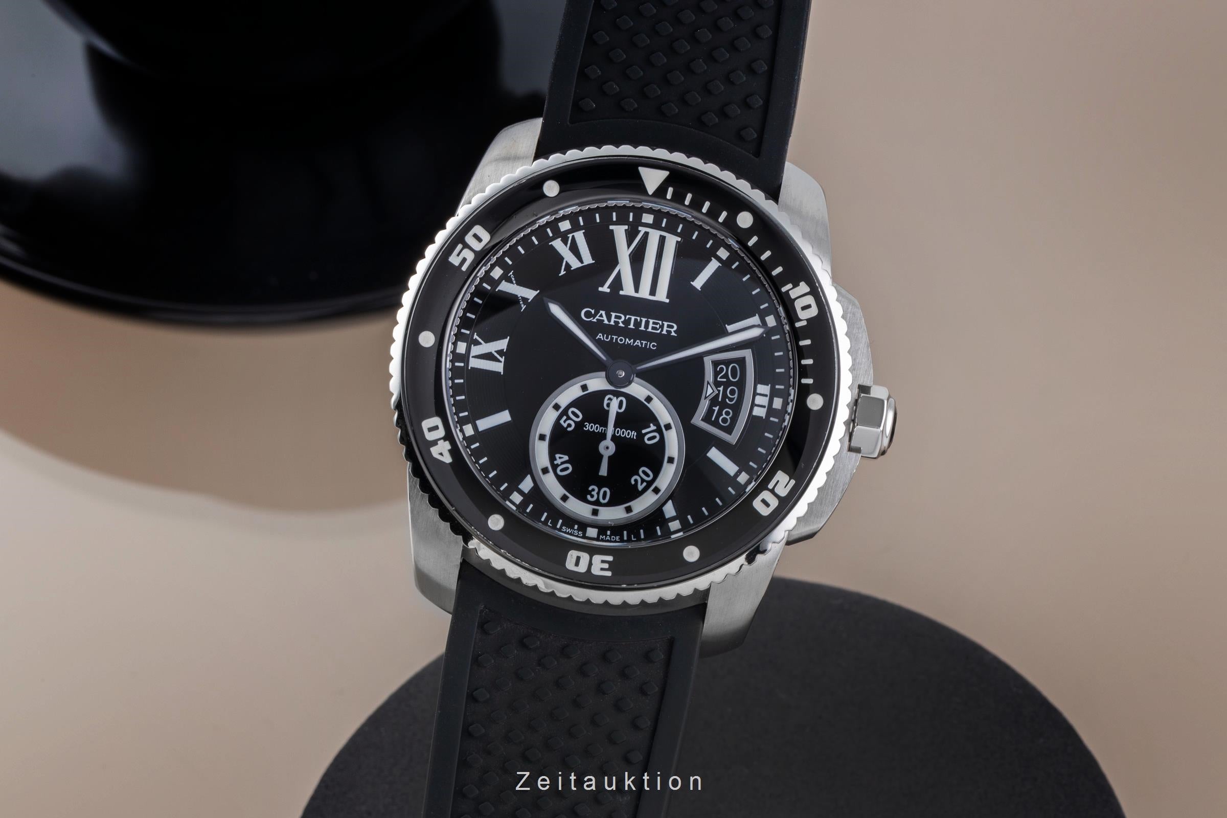 Cartier Calibre de Cartier acier automatique montre pour hommes W7100056  [2506708]