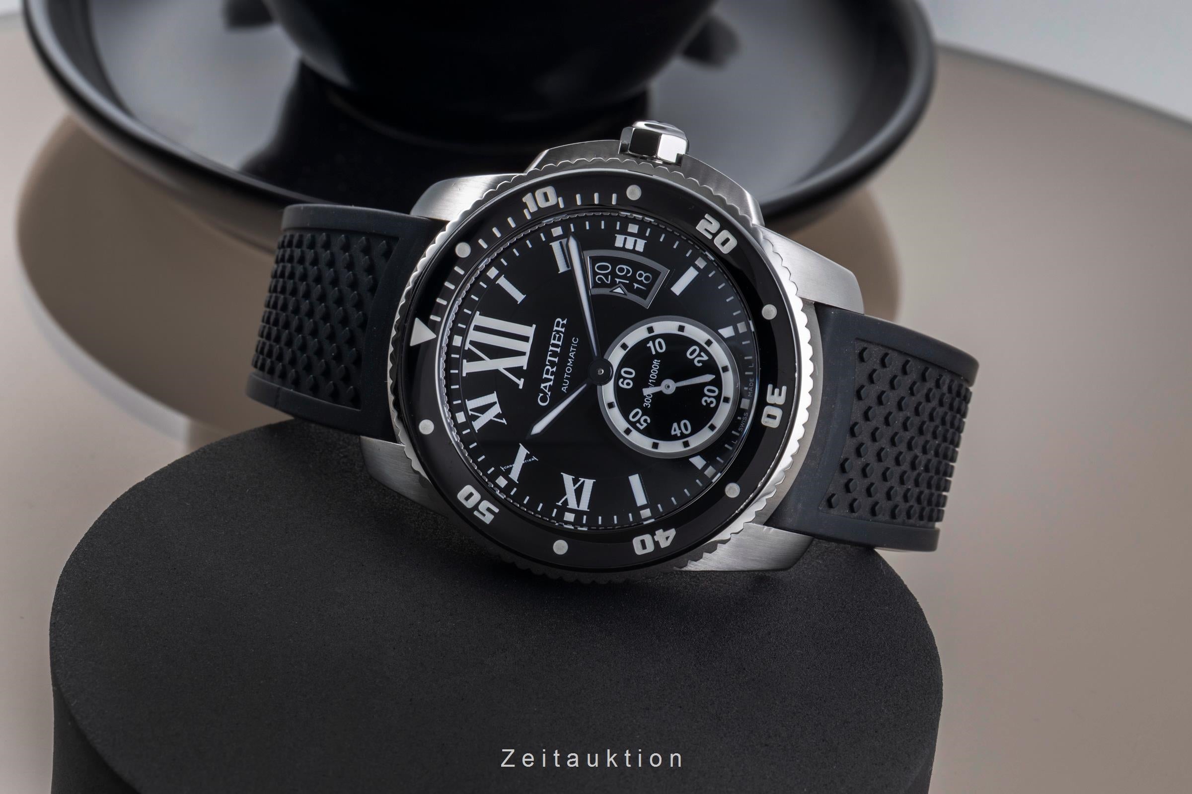 Cartier Calibre de Cartier acier automatique montre pour hommes W7100056  [2506708]