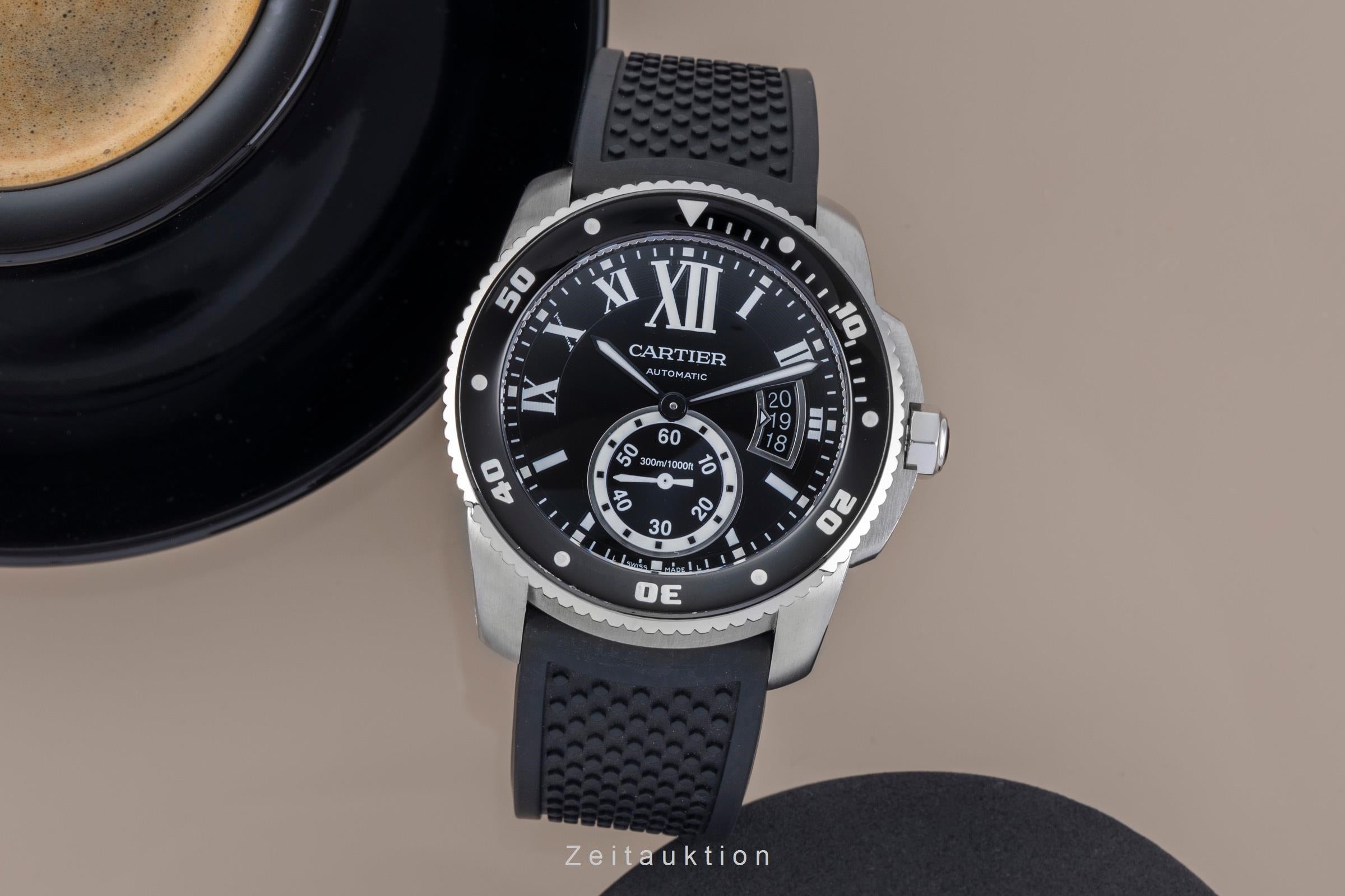 Cartier Calibre de Cartier acier automatique montre pour hommes W7100056  [2506708]