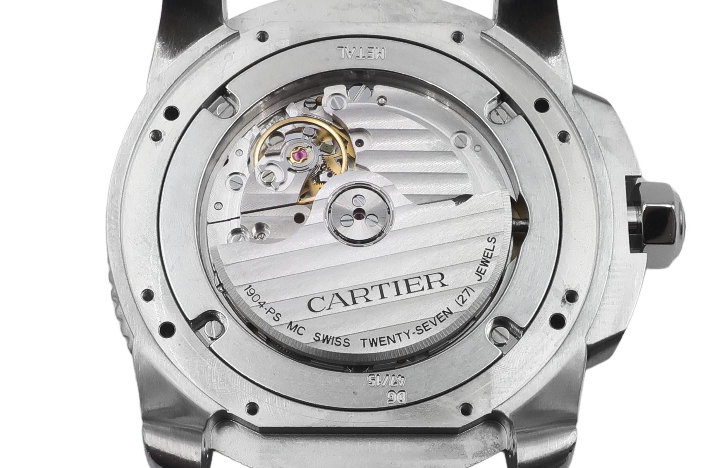 Cartier Calibre de Cartier acier automatique montre pour hommes W7100056  [2506708]