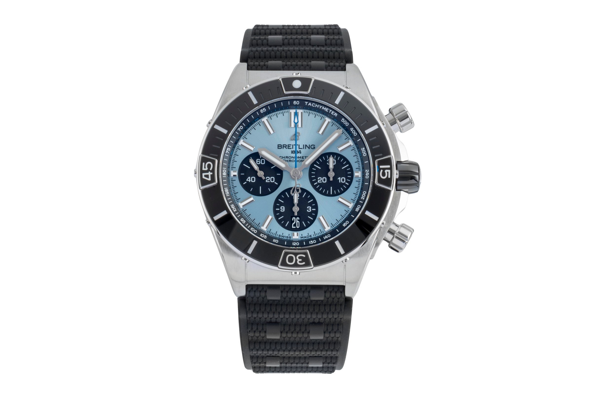 Breitling Chronomat chronograph steel / platinium automatic men's watch PB0136251C1S1 LP: 12650EUR  [2506709]