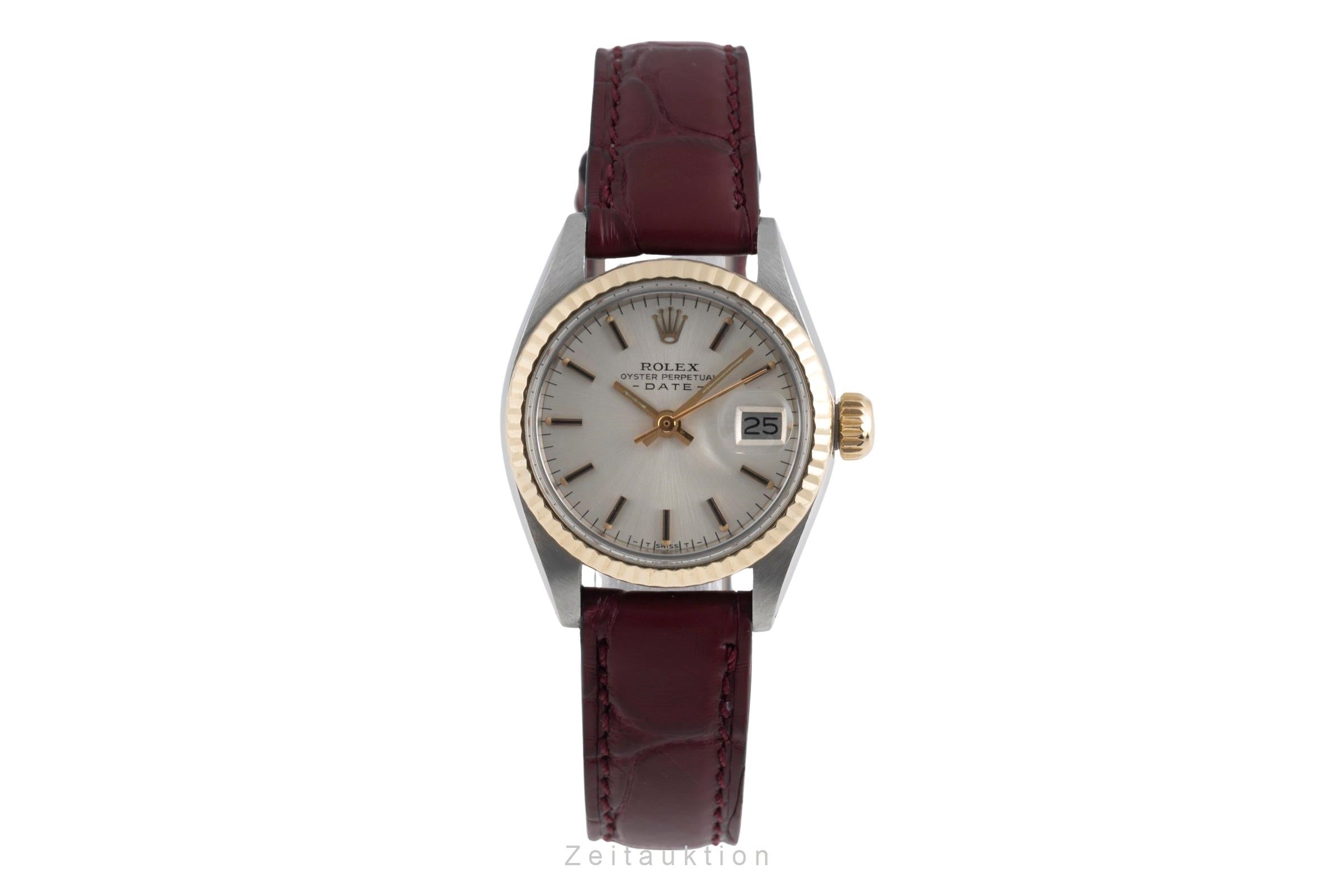 Rolex Datejust Stahl / Gold Automatik Silver Dial Damenuhr Ref. 6917 Vintage  [2506714]