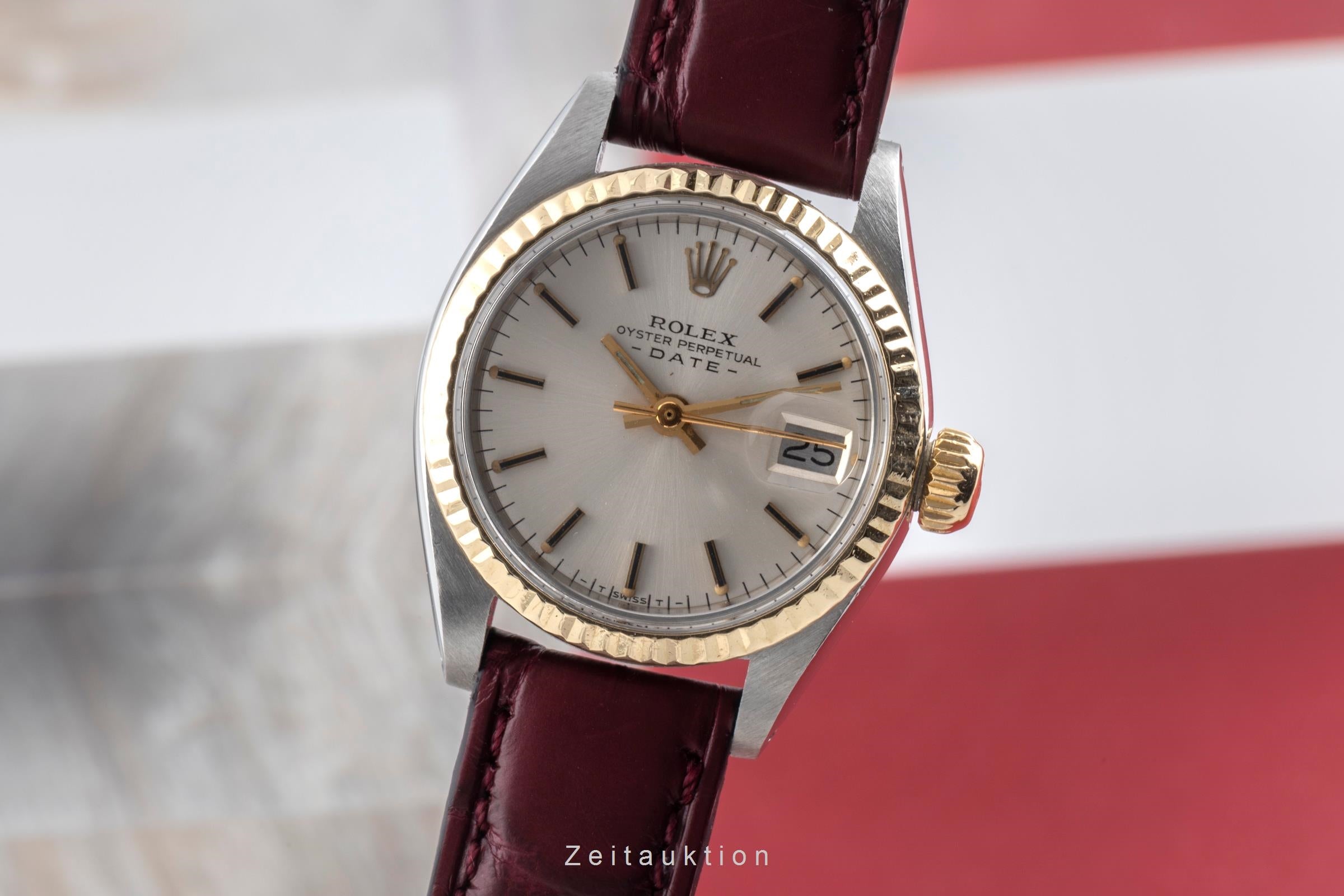 Rolex Datejust Stahl / Gold Automatik Silver Dial Damenuhr Ref. 6917 Vintage  [2506714]