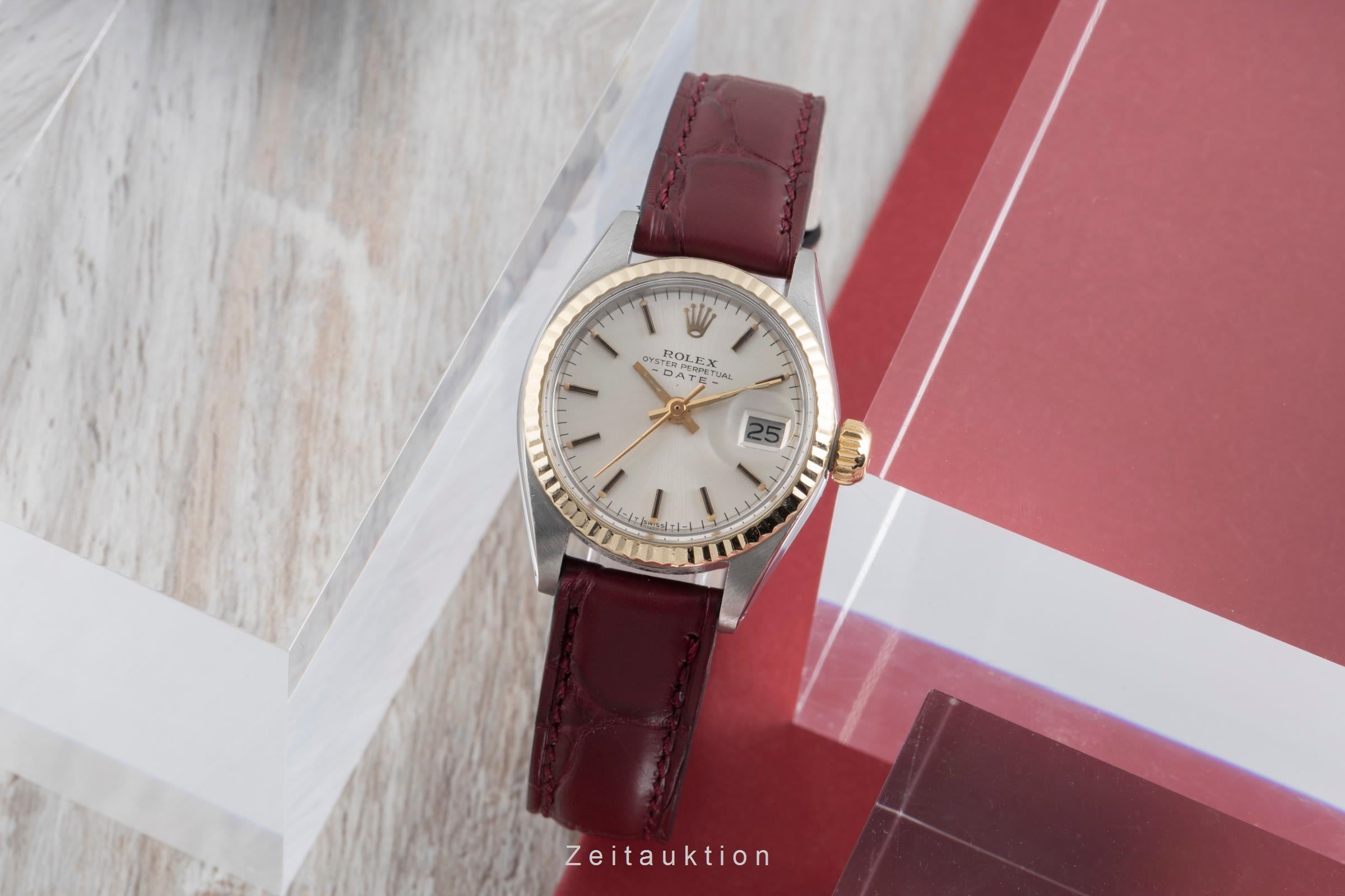 Rolex Datejust Stahl / Gold Automatik Silver Dial Damenuhr Ref. 6917 Vintage  [2506714]