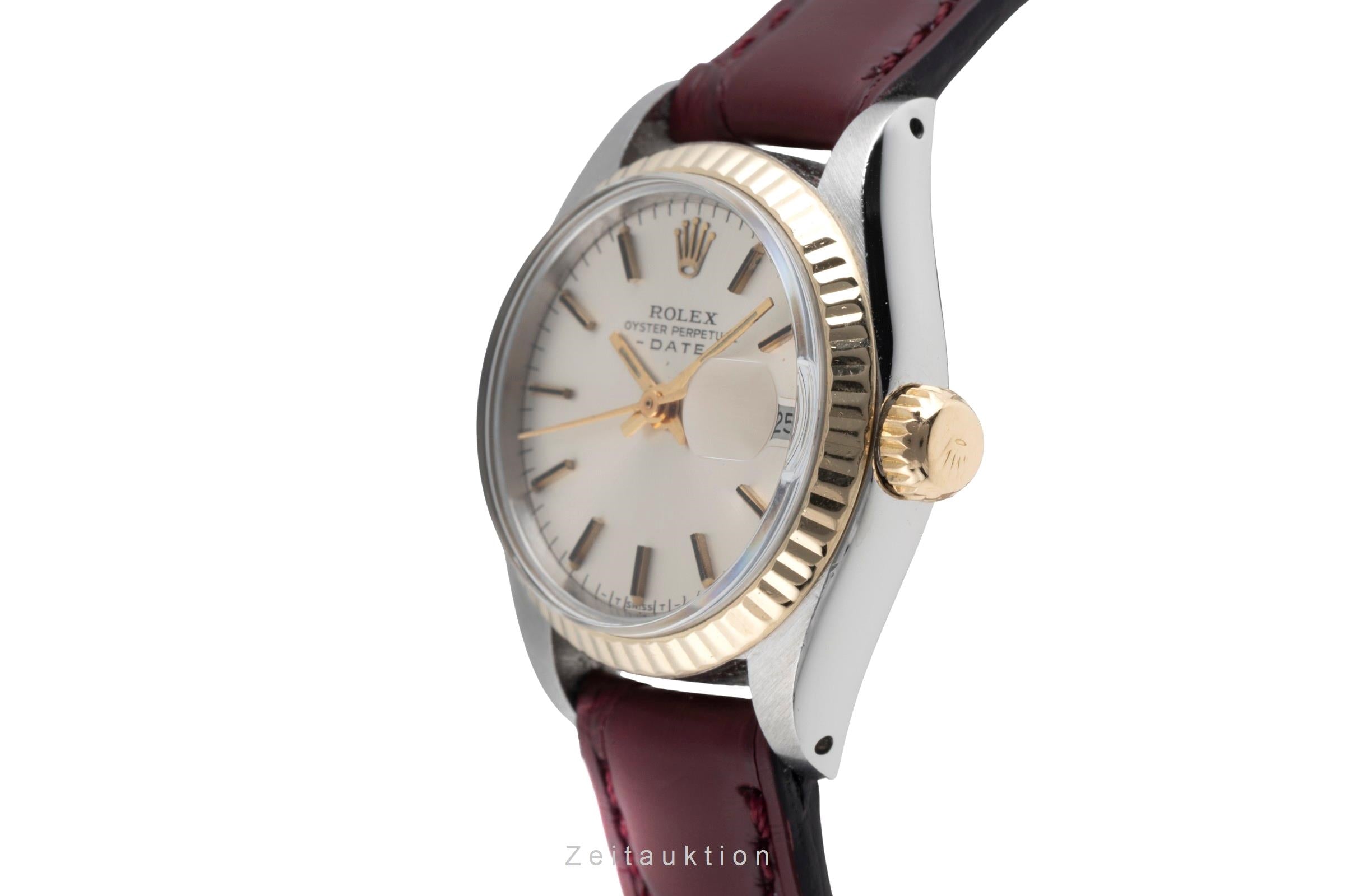 Rolex Datejust Stahl / Gold Automatik Silver Dial Damenuhr Ref. 6917 Vintage  [2506714]