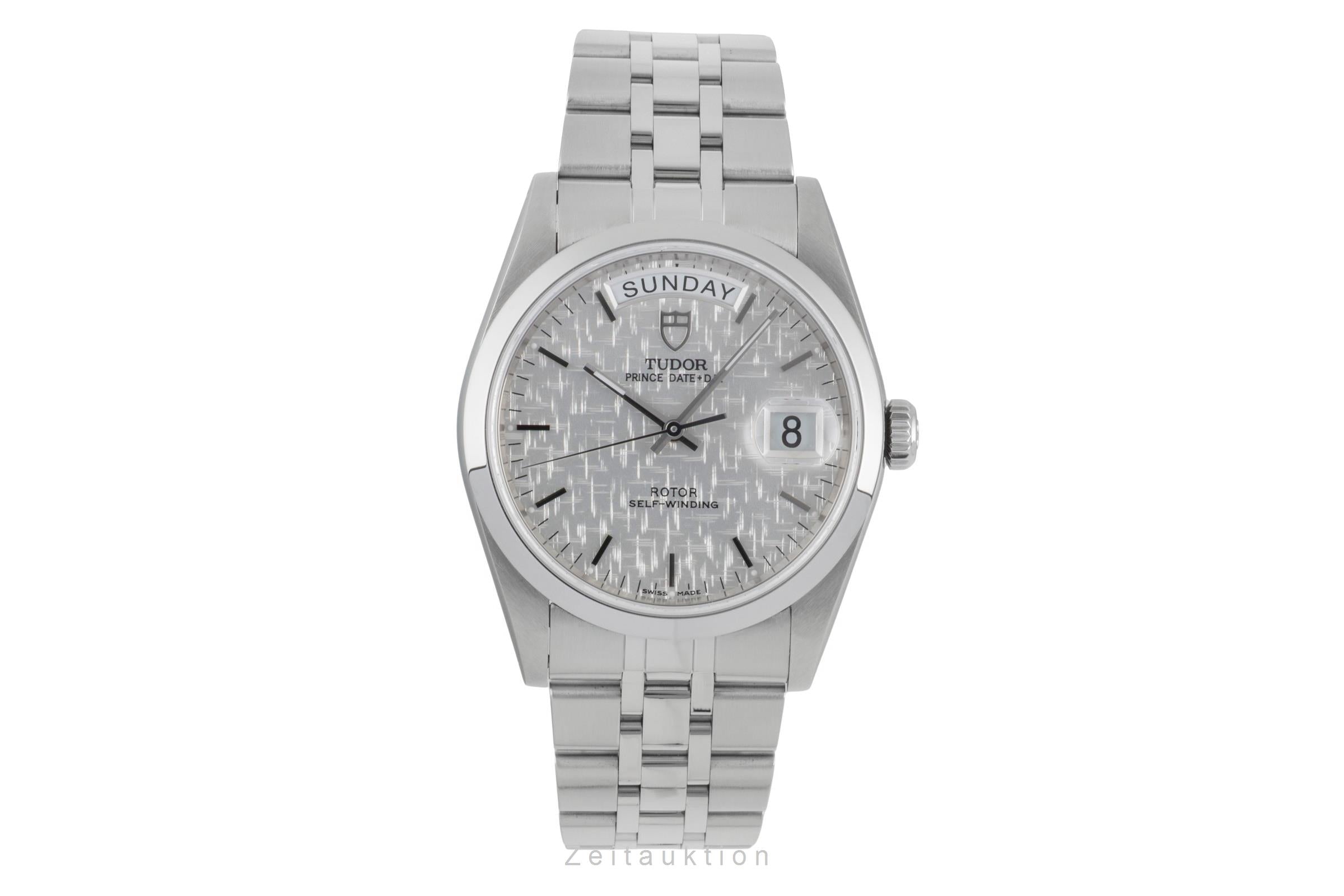 Tudor Date-Day steel automatic men's watch 76200  [2506722]