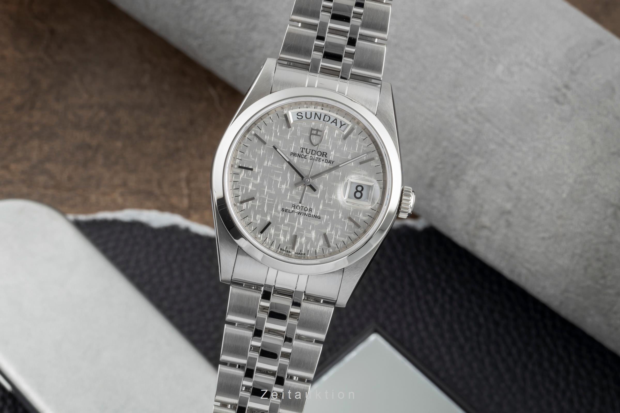 Tudor Date-Day steel automatic men's watch 76200  [2506722]