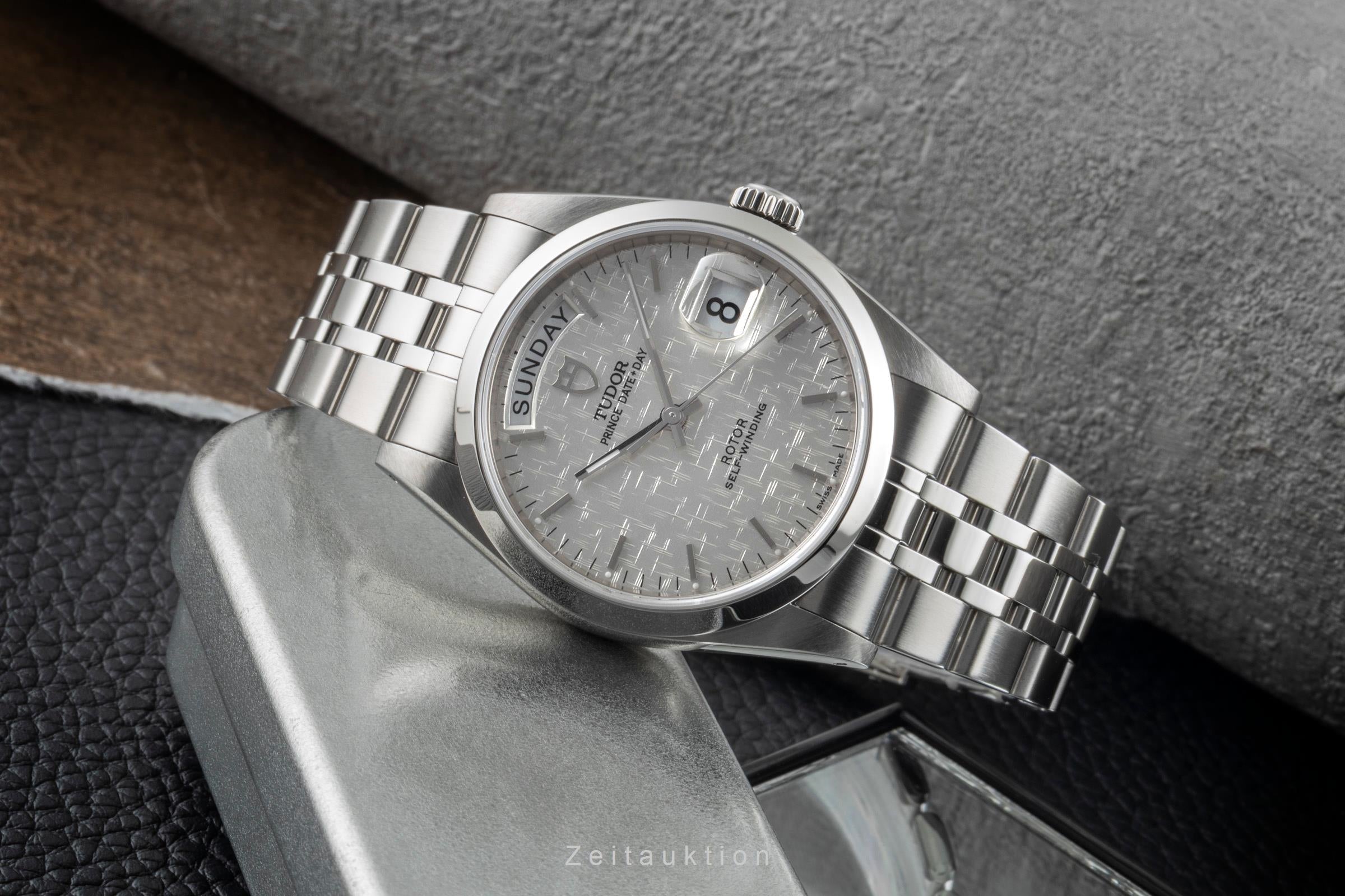 Tudor Date-Day steel automatic men's watch 76200  [2506722]