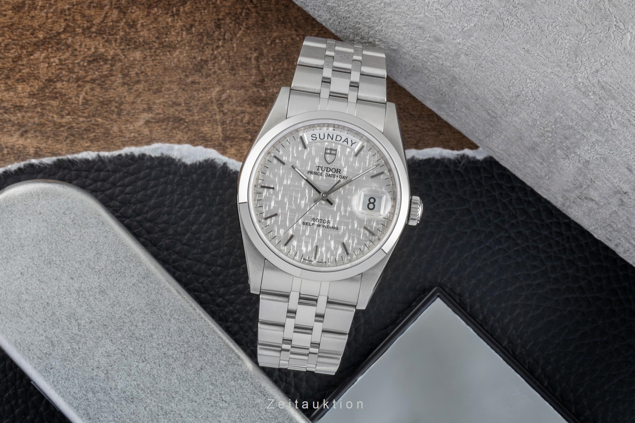 Tudor Date-Day steel automatic men's watch 76200  [2506722]