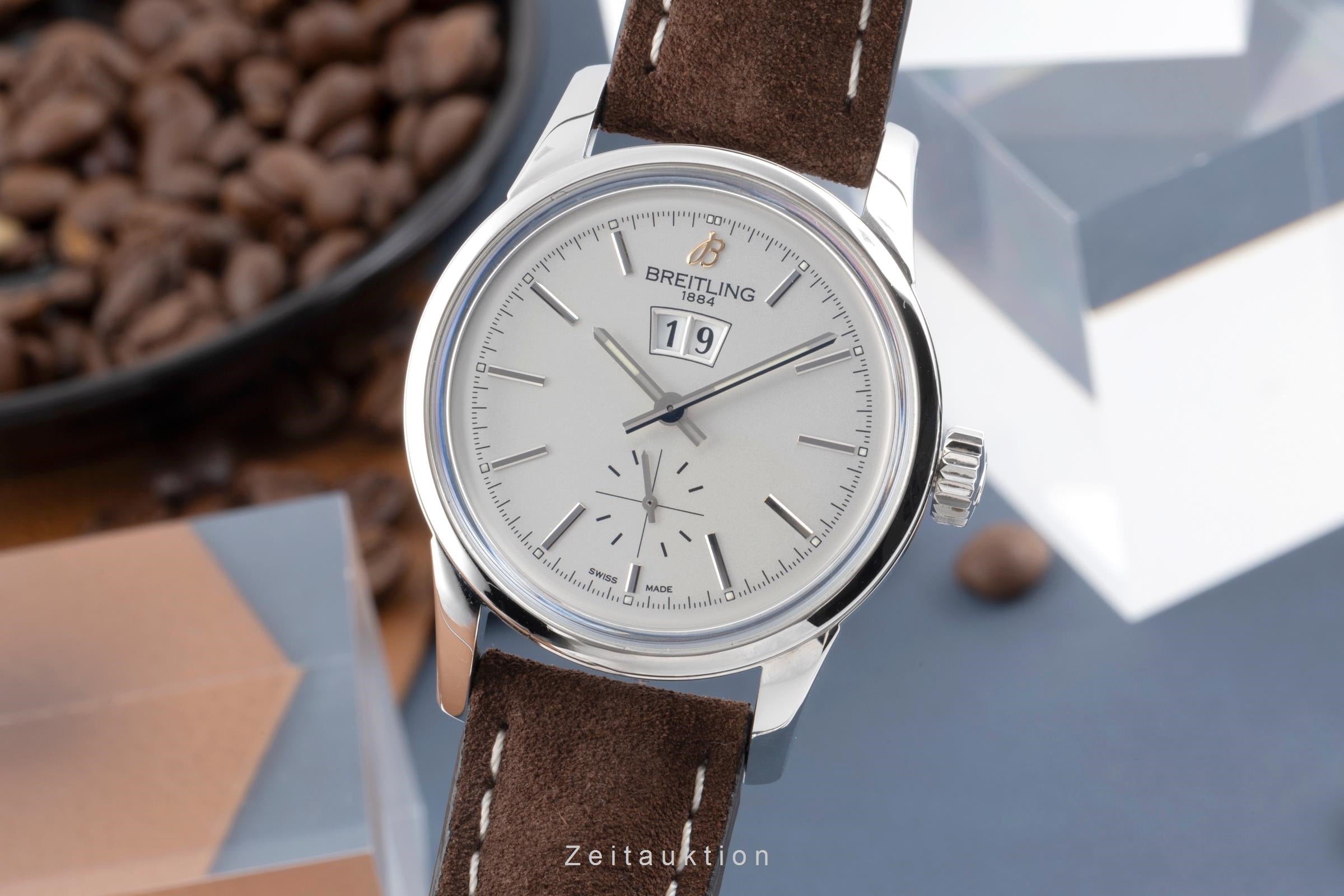 Breitling Transocean steel automatic men's watch A1631012/G781  [2506724]