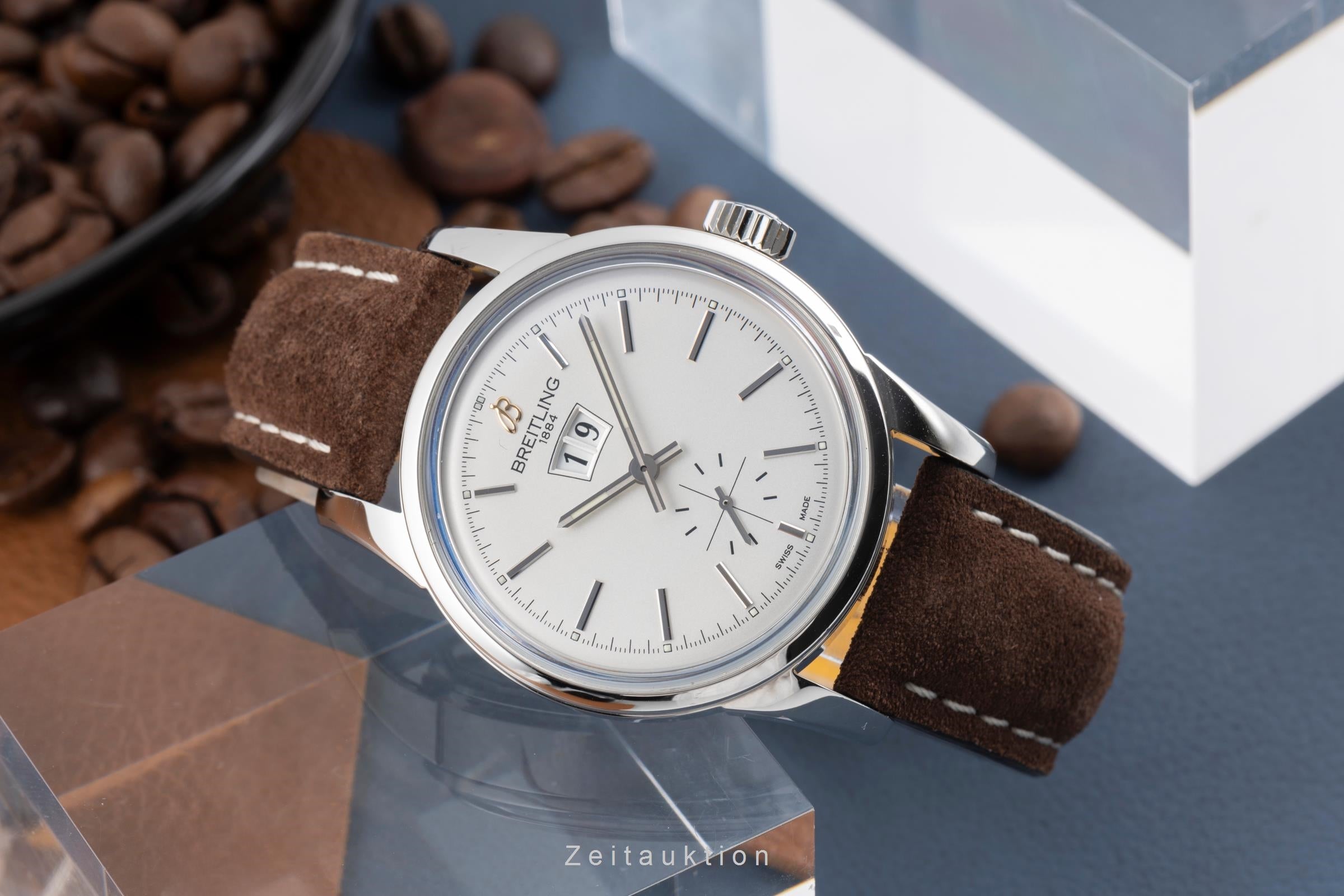 Breitling Transocean steel automatic Kal. B16 Ref. A1631012/G781