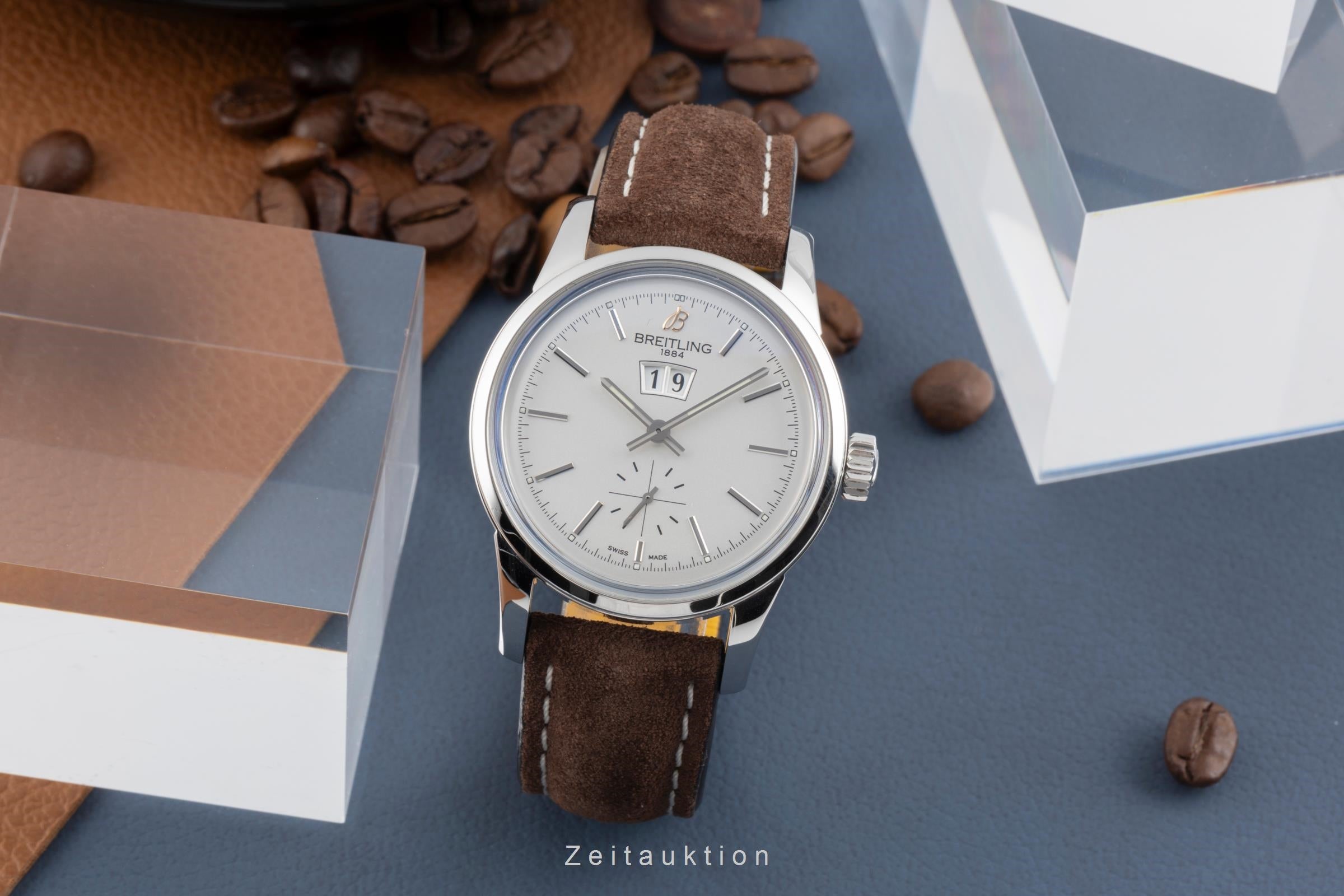 Breitling Transocean acero automático reloj para caballeros A1631012/G781  [2506724]