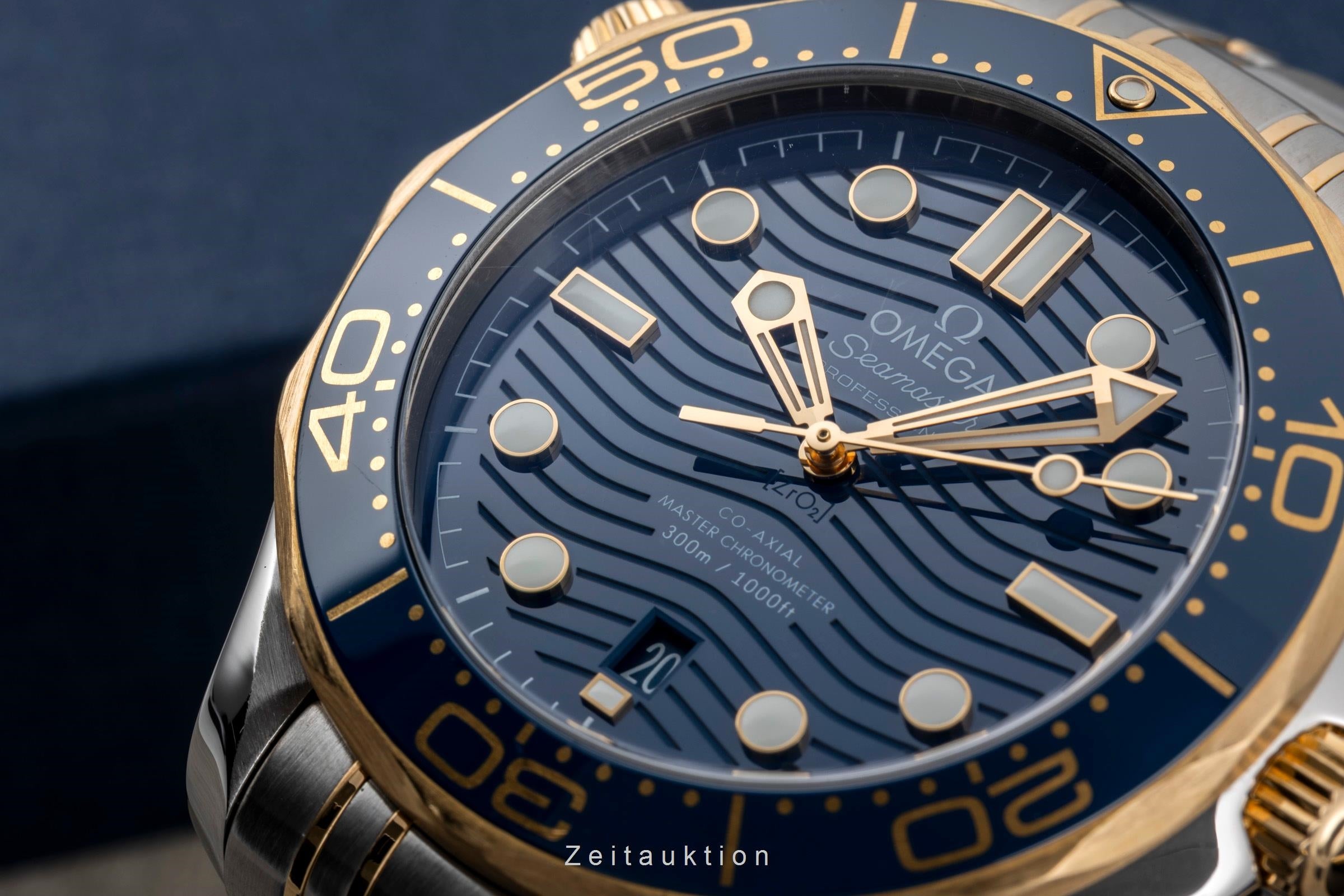 Omega Seamaster acier / or  automatique montre pour hommes 210.20.42.20.03.001 LP: 13800EUR  [2506725]