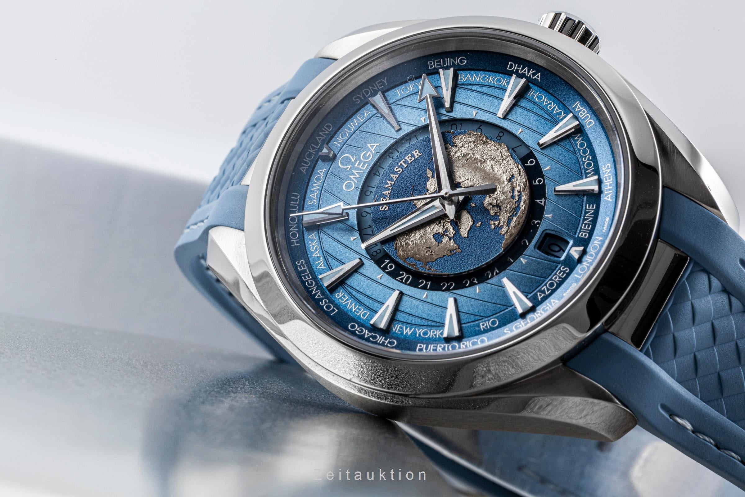 Omega Seamaster acier automatique montre pour hommes 220.12.43.22.03.002 LP: 10800EUR  [2506727]