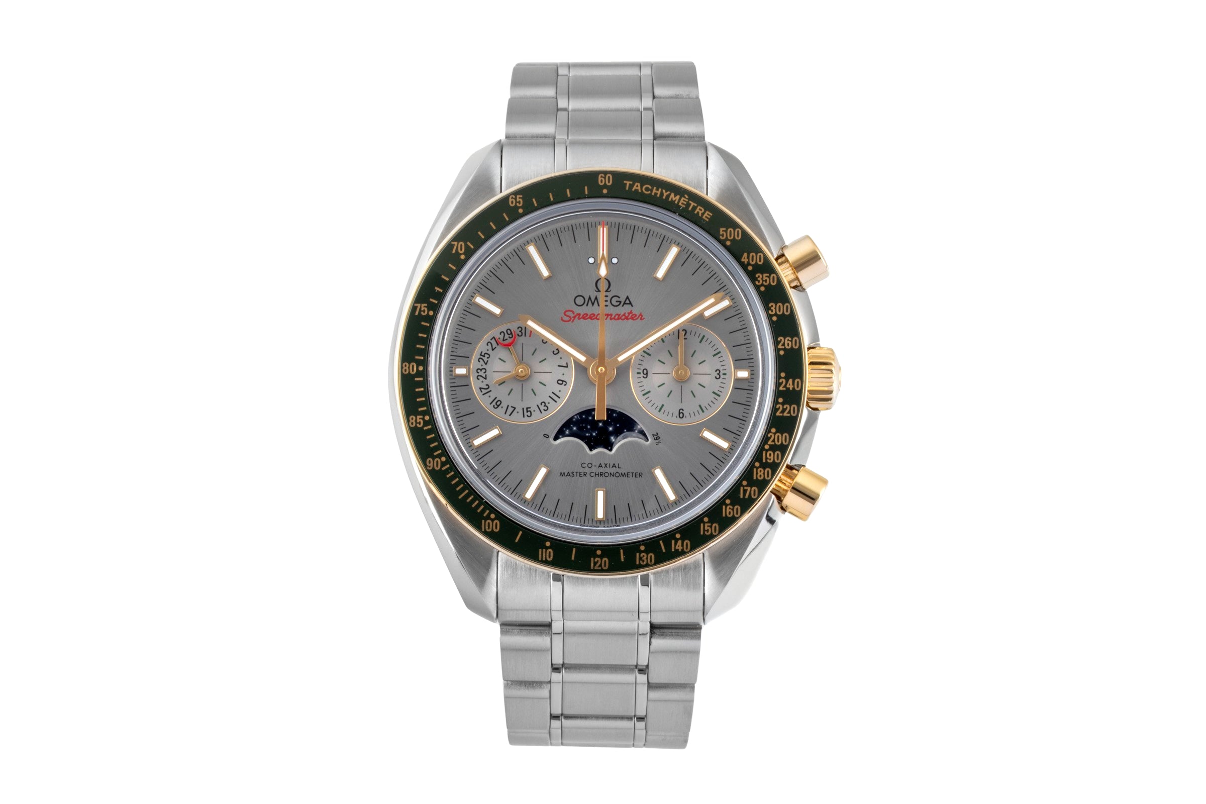 Omega Speedmaster chronograph steel / gold automatic men's watch 304.23.44.52.06.001 LP: 17000EUR  [2506728]