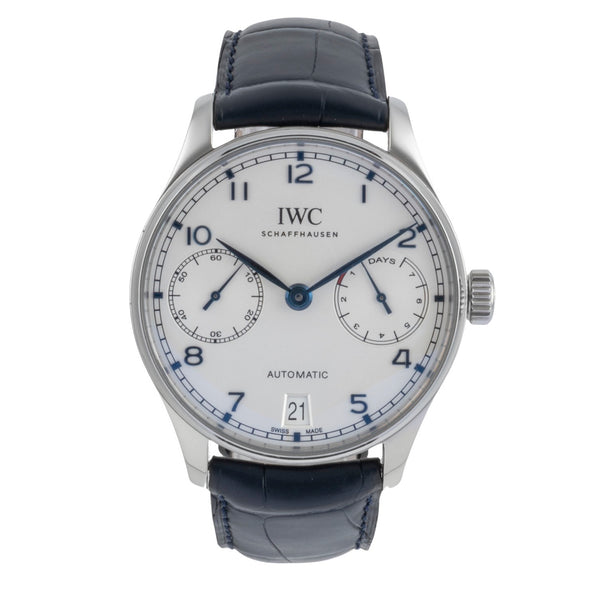 IWC Portugieser acciaio automatismo orologio da uomo IW500705 LP: 14000EUR  [2506730]