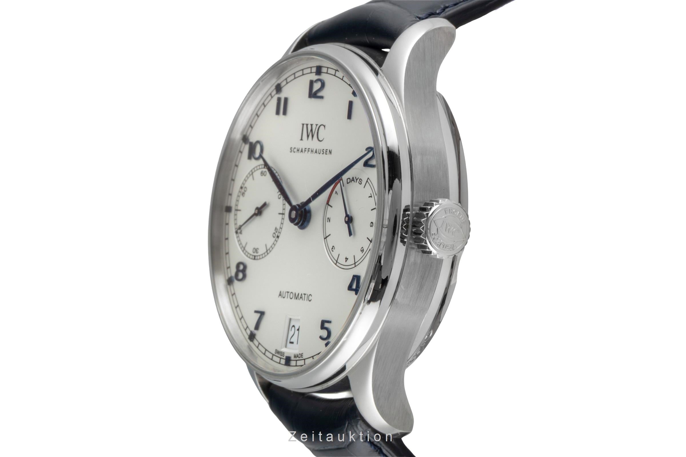 IWC Portugieser acciaio automatismo orologio da uomo IW500705 LP: 14000EUR  [2506730]