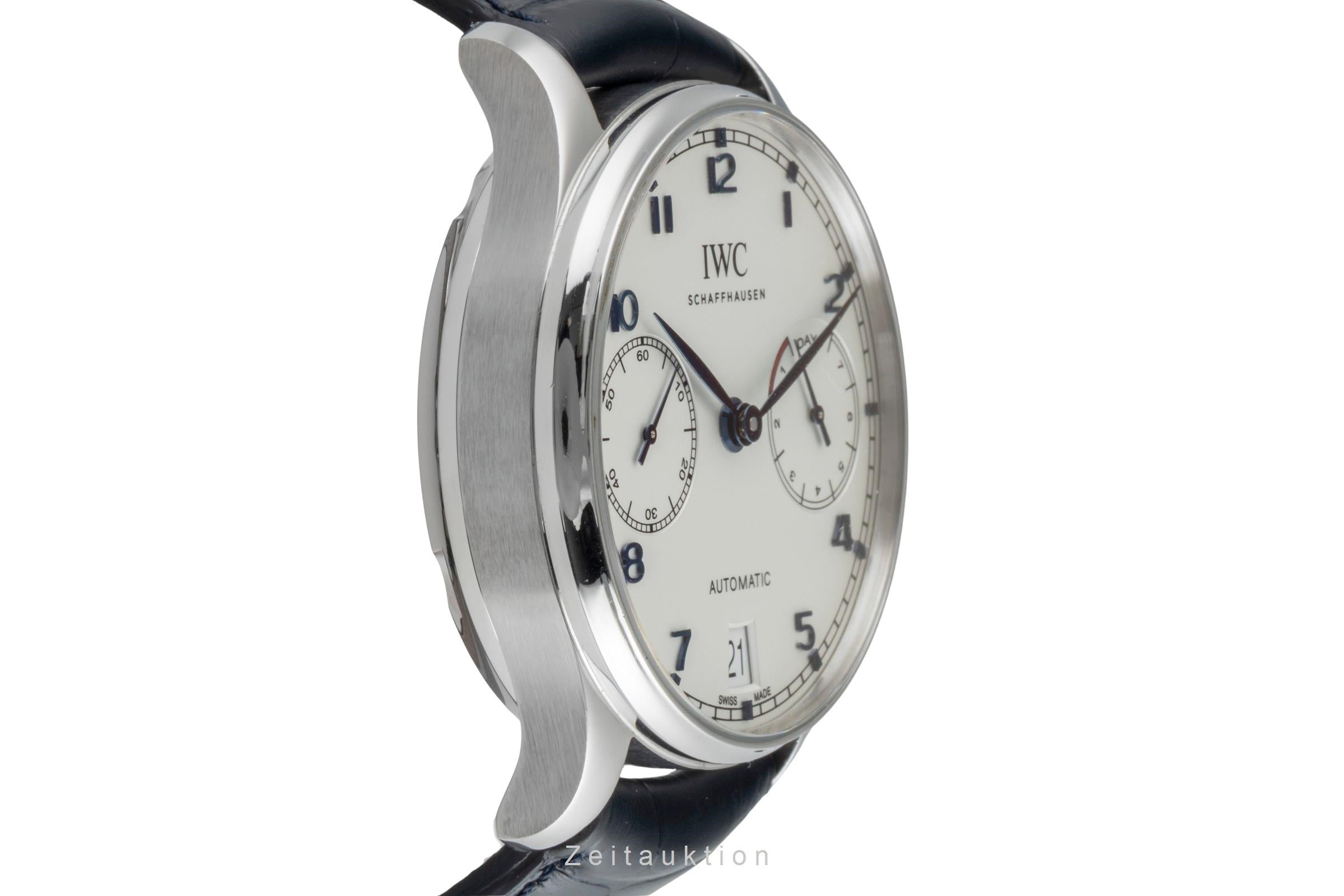 IWC Portugieser acciaio automatismo orologio da uomo IW500705 LP: 14000EUR  [2506730]