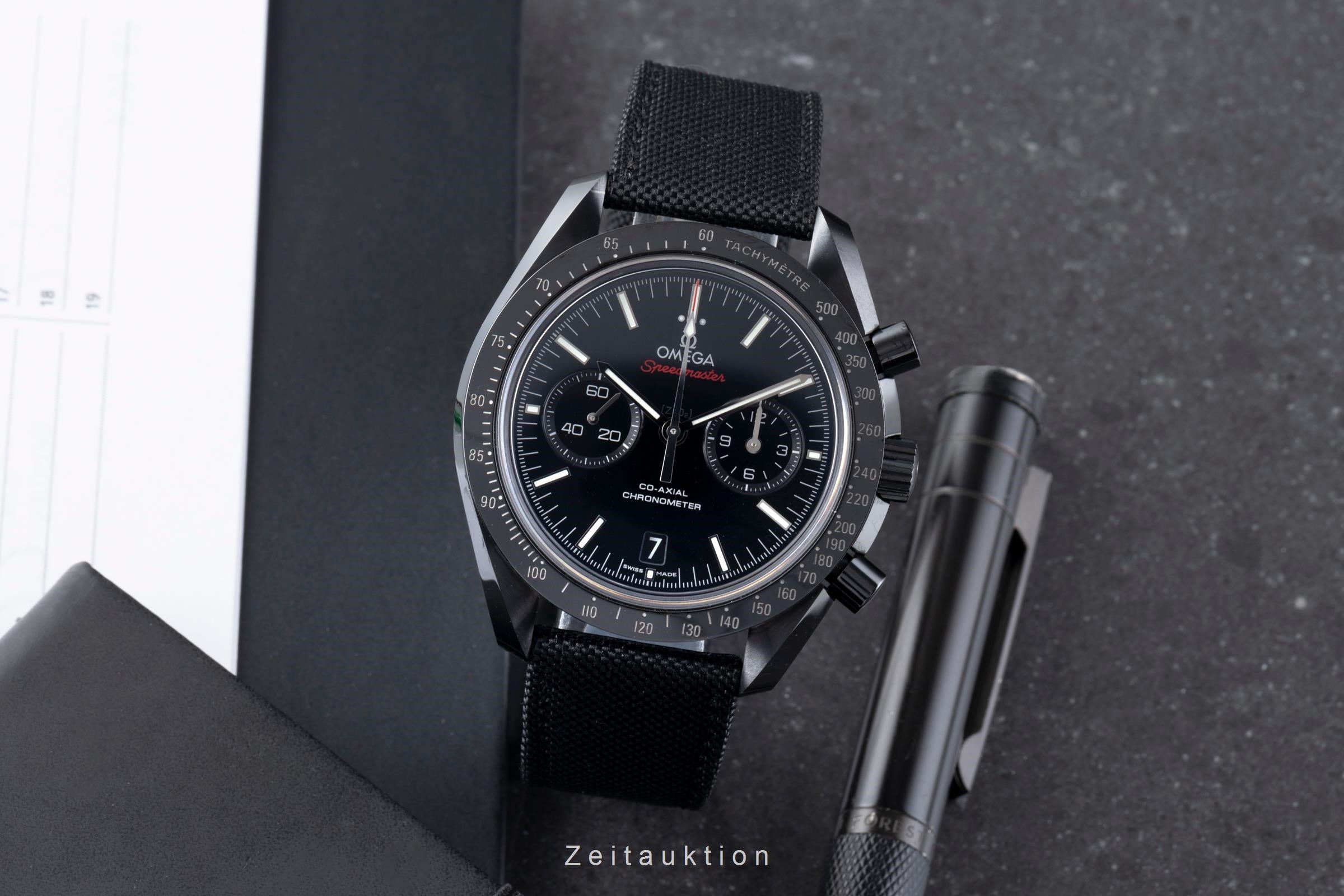 Omega Speedmaster Moonwatch chronograph ceramic automatic men's watch 311.92.44.51.01.003 LP: 15200EUR  [2506731]