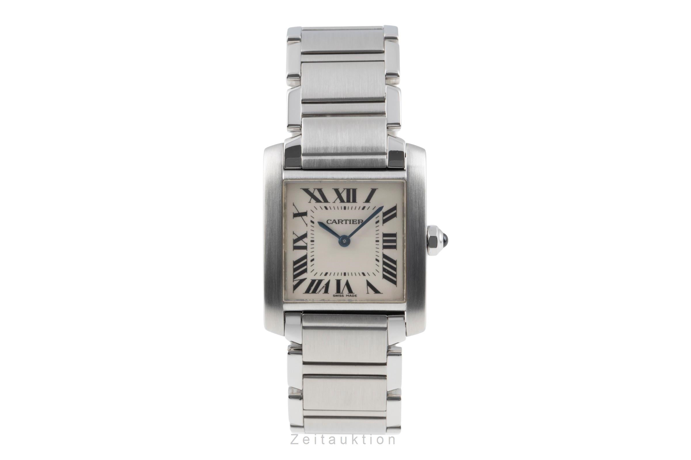 Cartier Tank Francaise acero cuarzo reloj para damas  W51003Q3  [2506732]