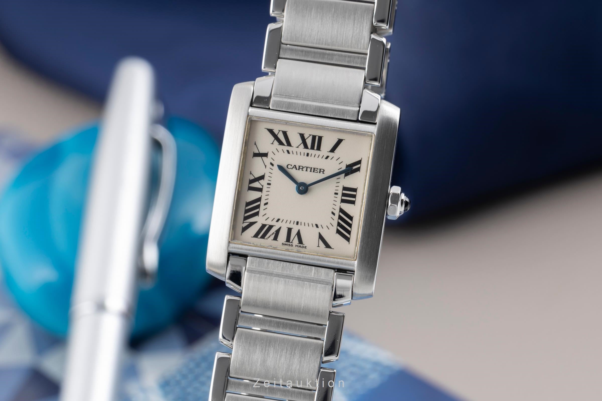 Cartier Tank Francaise acciaio quarzo orologio da donna W51003Q3  [2506732]
