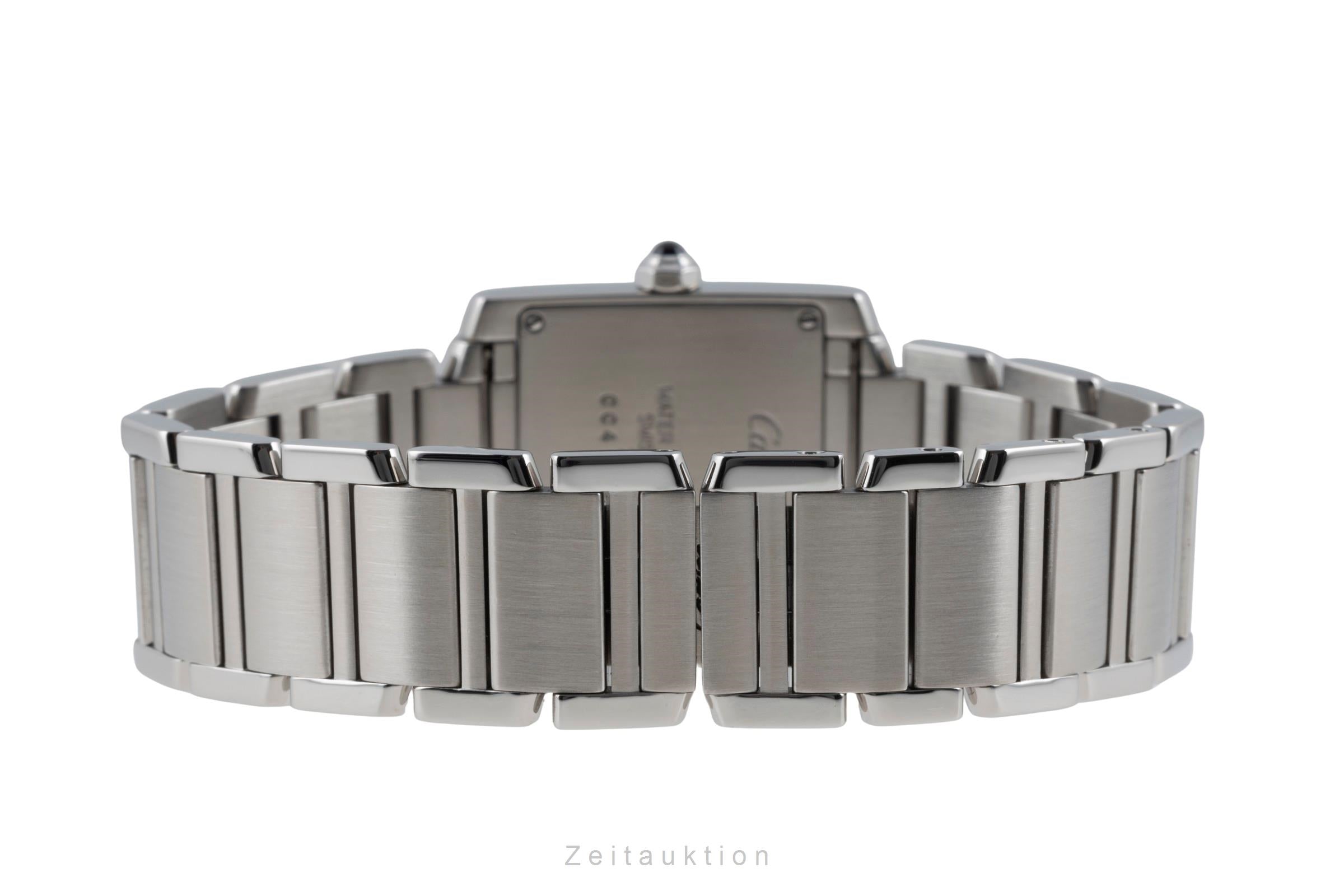 Cartier Tank Francaise acero cuarzo reloj para damas  W51003Q3  [2506732]