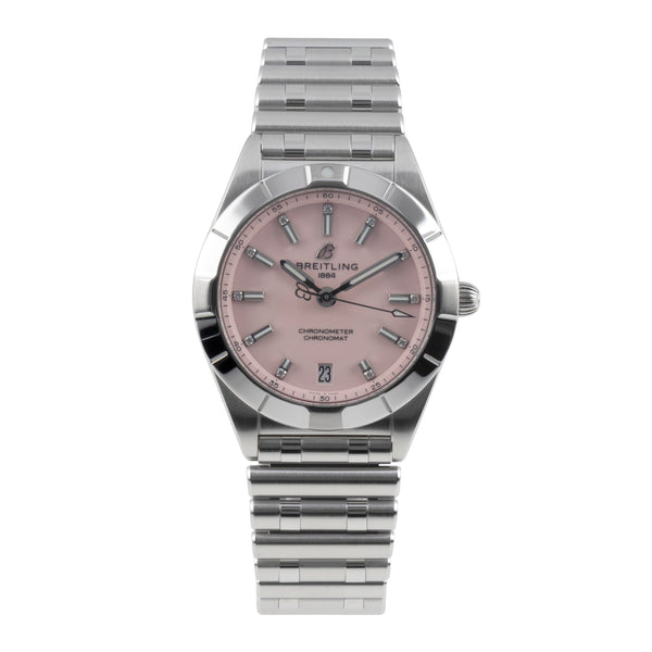 Breitling Chronomat acciaio quarzo orologio da donna A77310 LP: 5200EUR  [2506733]