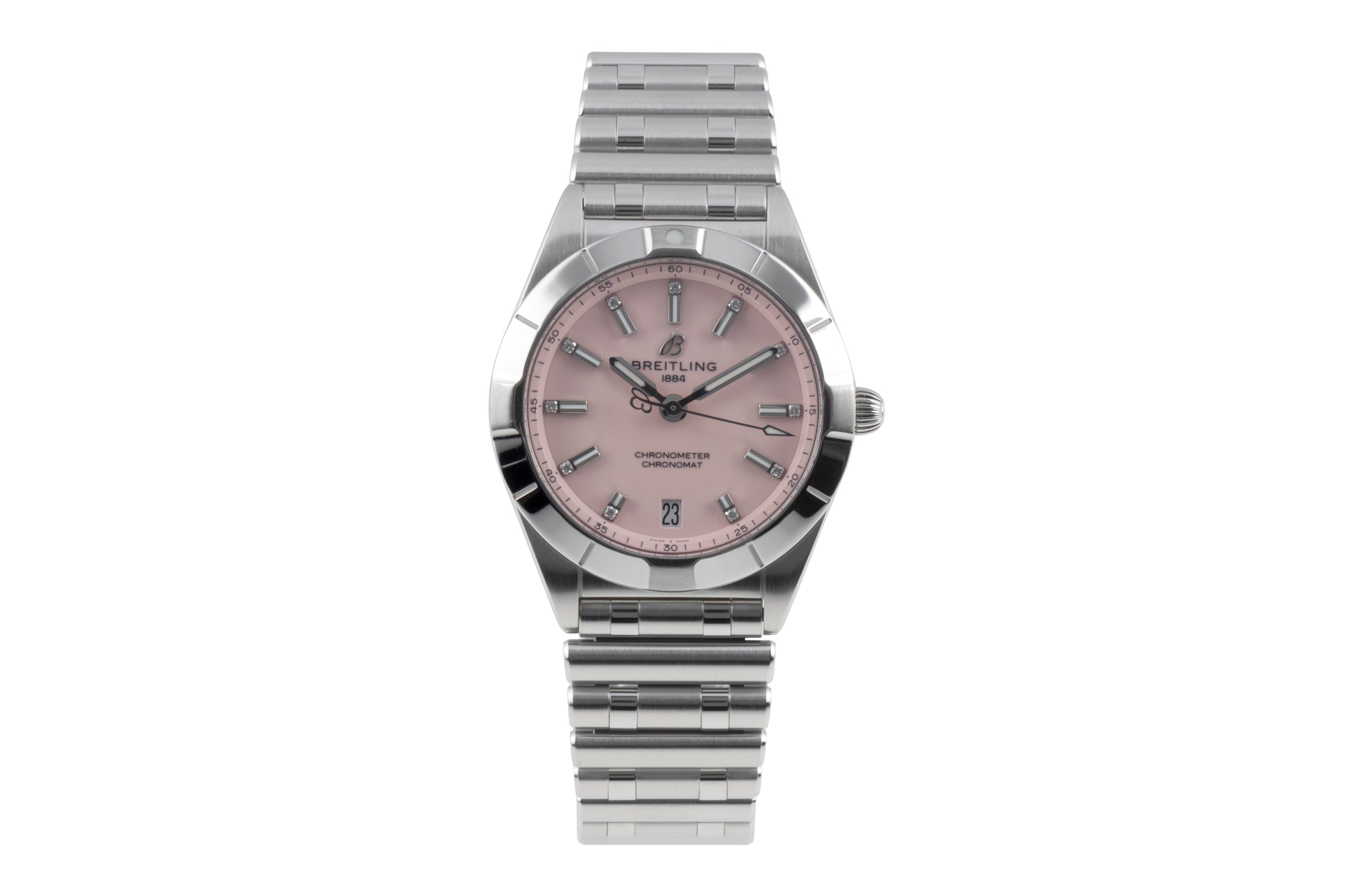 Breitling Chronomat Chronometer Lady 32mm Edelstahl Lady Ref. A77310 B&P  [2506733]